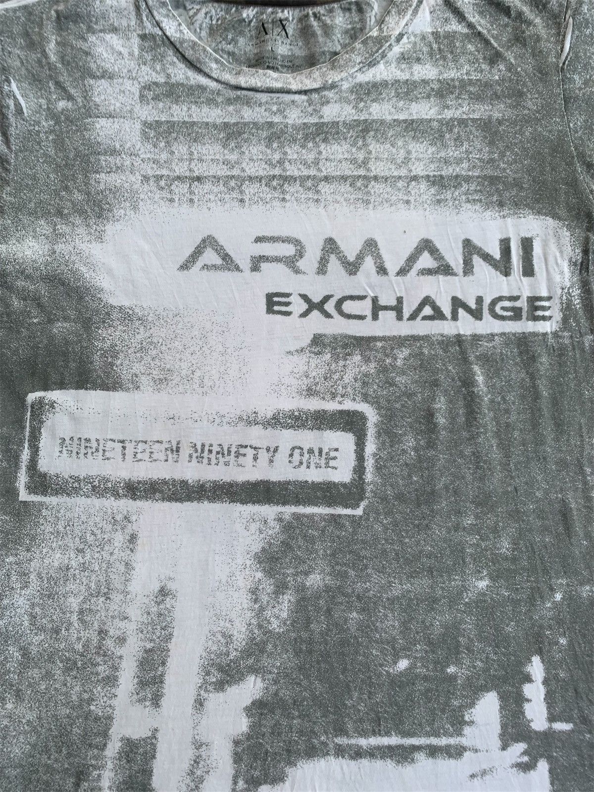 Armani Exchange Armani Exchange Graphic Te Size US M / EU 48-50 / 2 - 2 Thumbnail