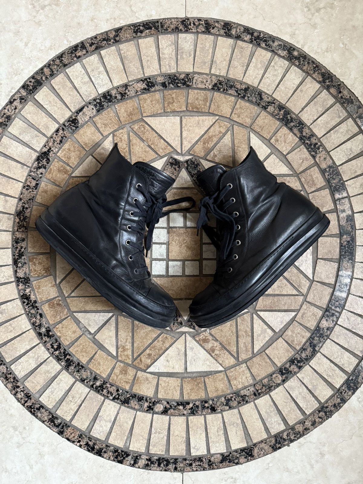SS09 “Crust” Leather Staple Ramones