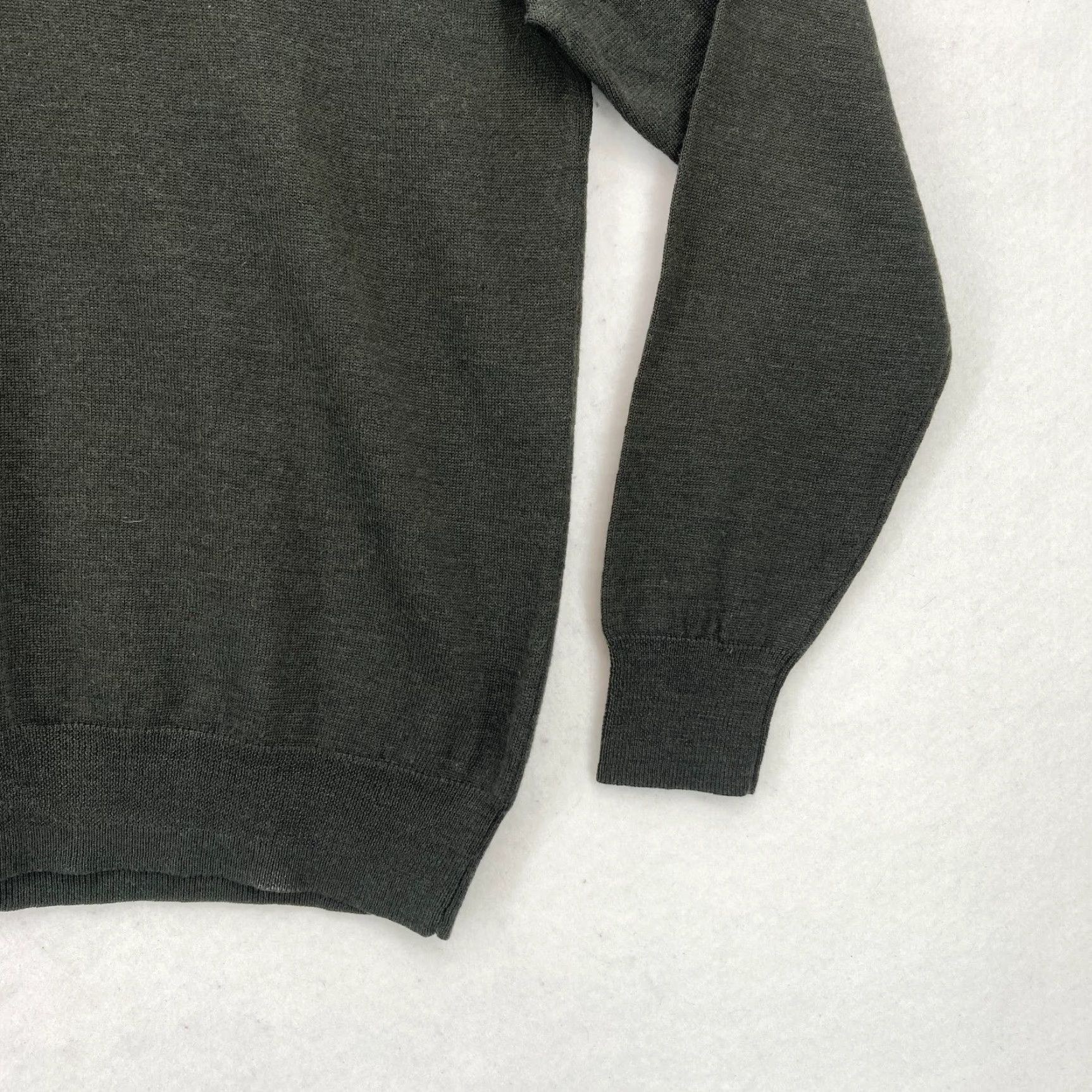 Jos. A. Bank Jos. A. Bank Merino Wool Blend Sweater Mens Medium Dark Green Long Sleeve V Neck Size US M / EU 48-50 / 2 - 6 Thumbnail