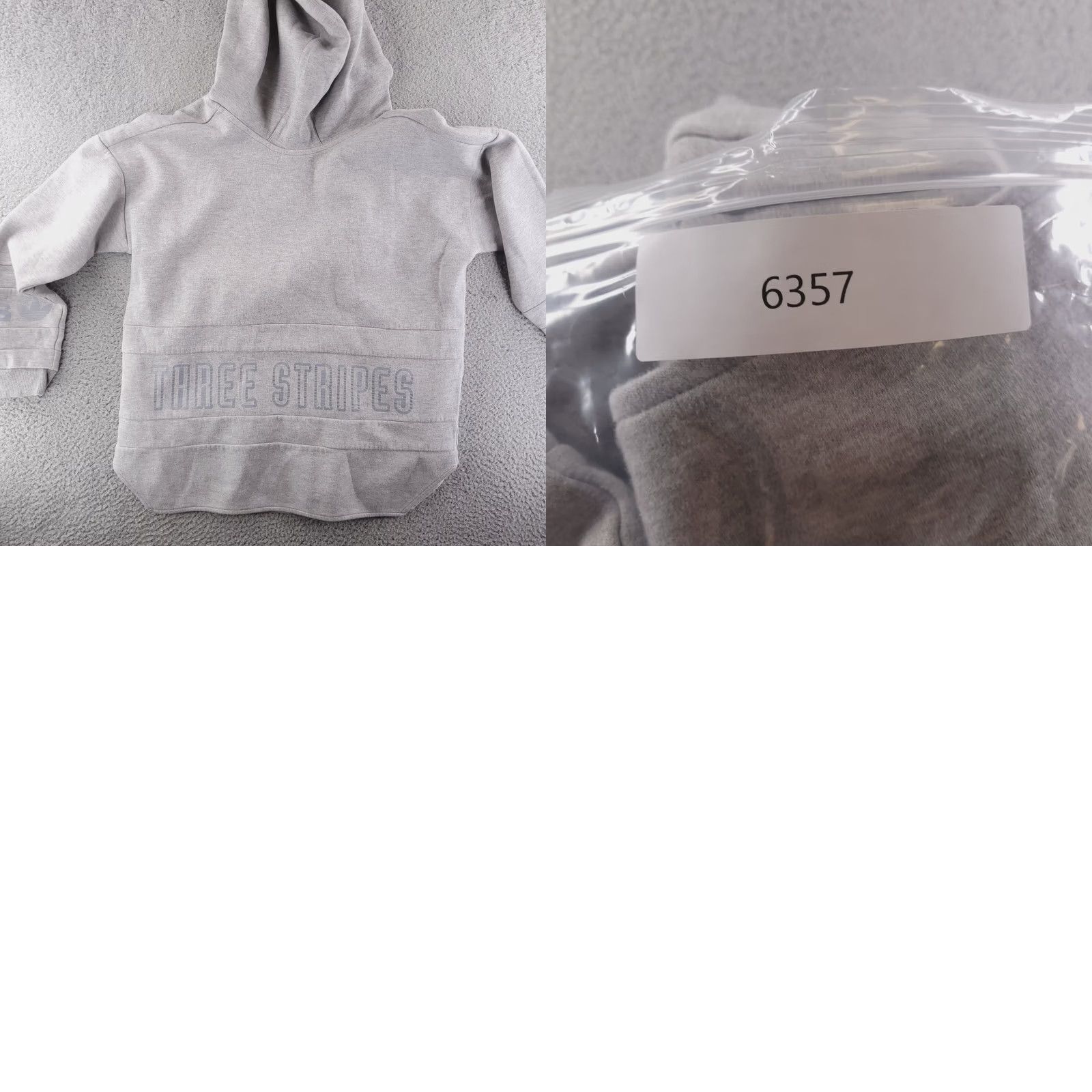 Adidas Adidas Hoodie Womens Medium Gray Pullover Sweatshirt Trefoil Gym Running Casual Size M / US 6-8 / IT 42-44 - 9 Thumbnail