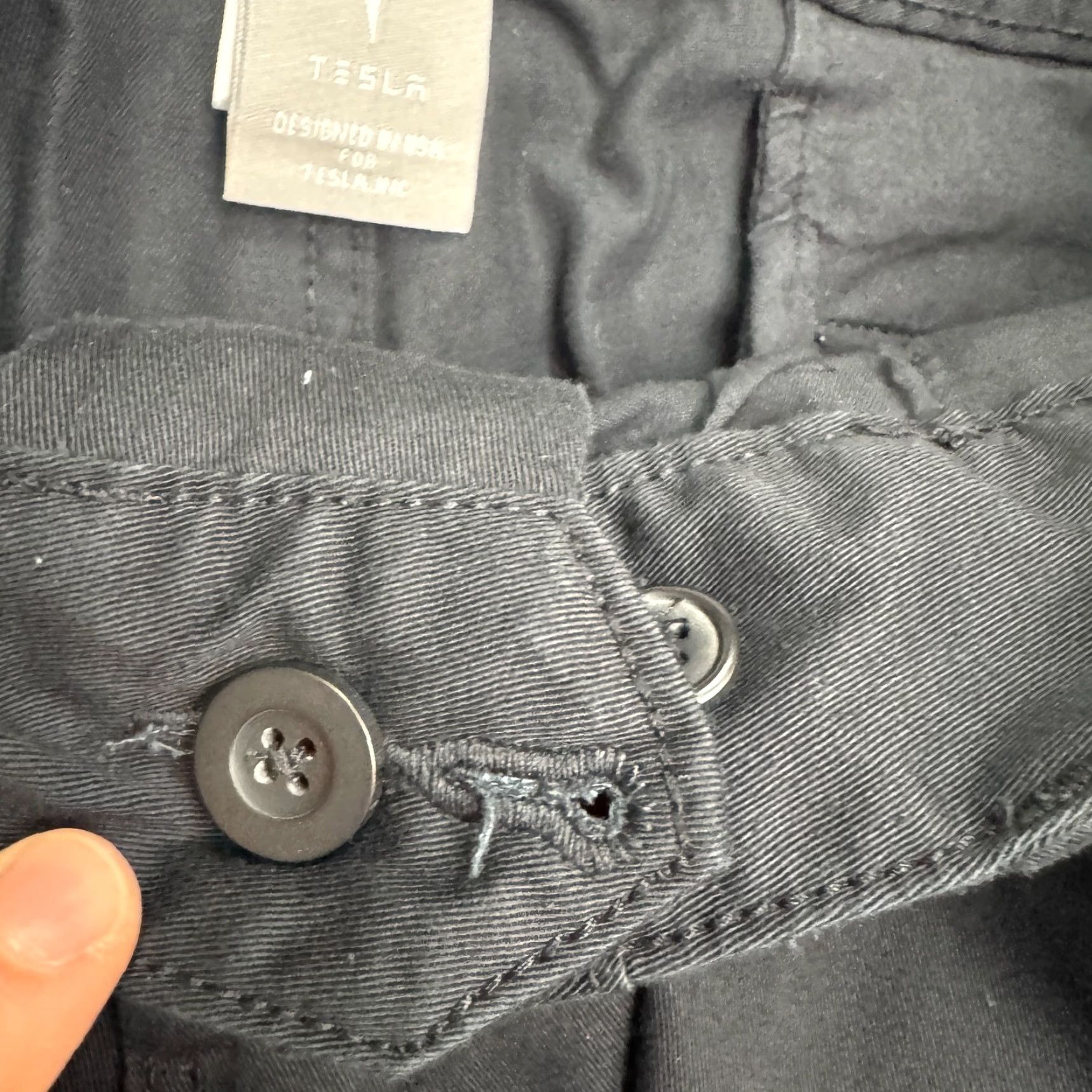 Vintage Tesla Pants Women Size 34" / US 12 / IT 48 - 5 Thumbnail