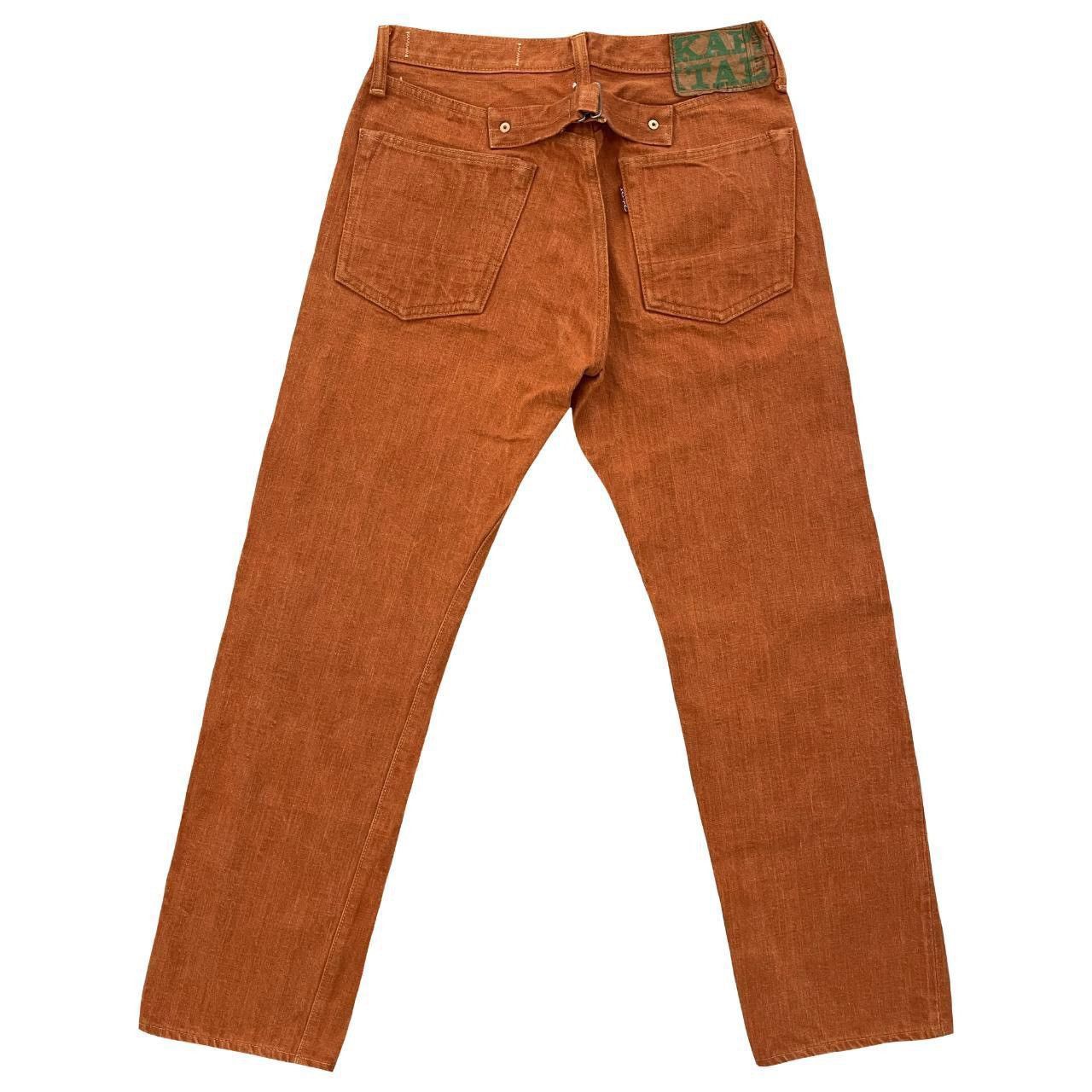image of Kapital Cisco Orange Selvedge Jeans, Men's (Size 28)