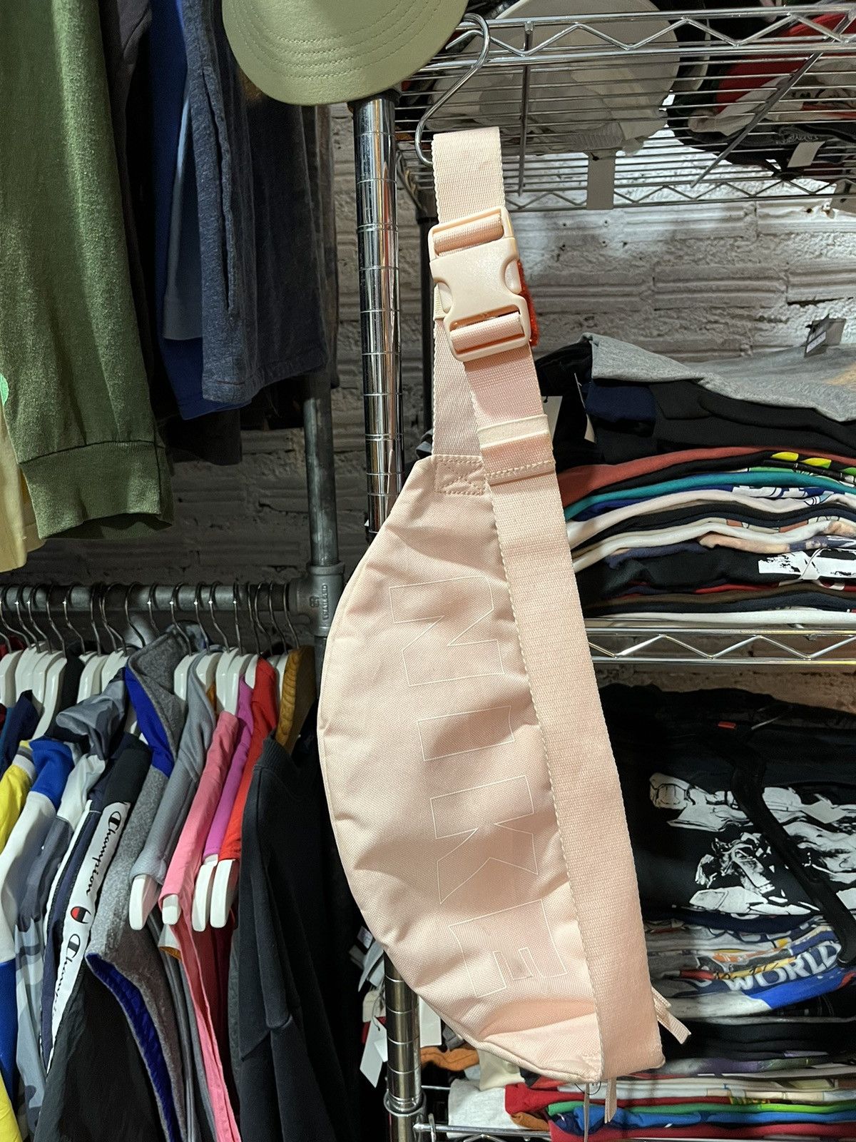 Nike Nike Air Swoosh Pink Rose Waist Bag 00s Size ONE SIZE - 5 Thumbnail