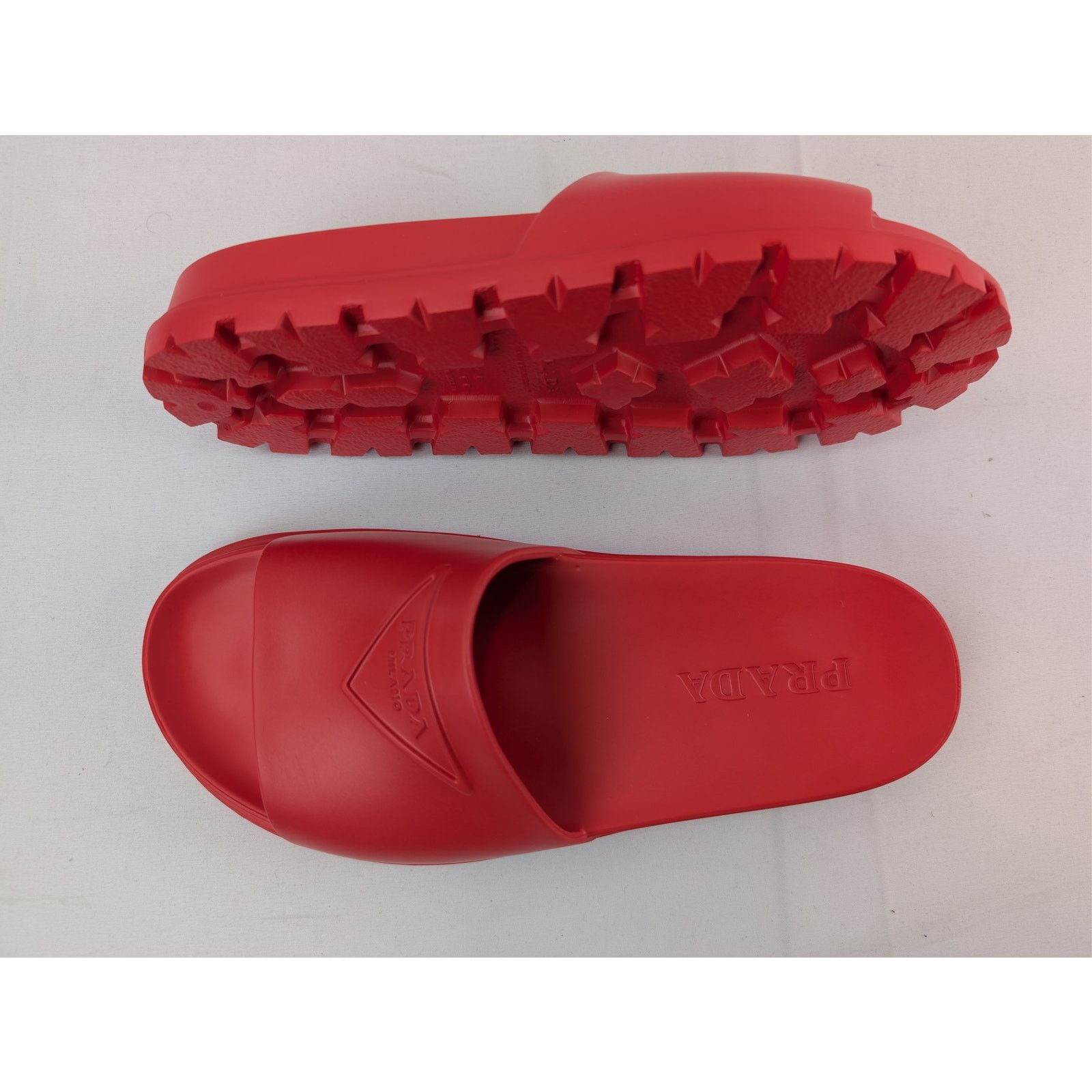 o1rshd1 Rubber Mule-Flip-Flops Slipper in Red