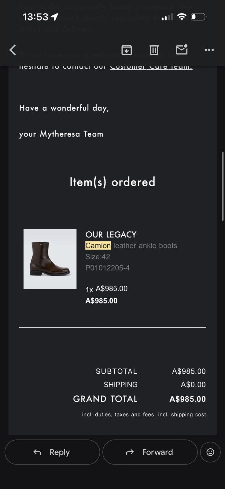 Our Legacy Camion leather ankle boots Size US 9 / EU 42 - 9 Thumbnail
