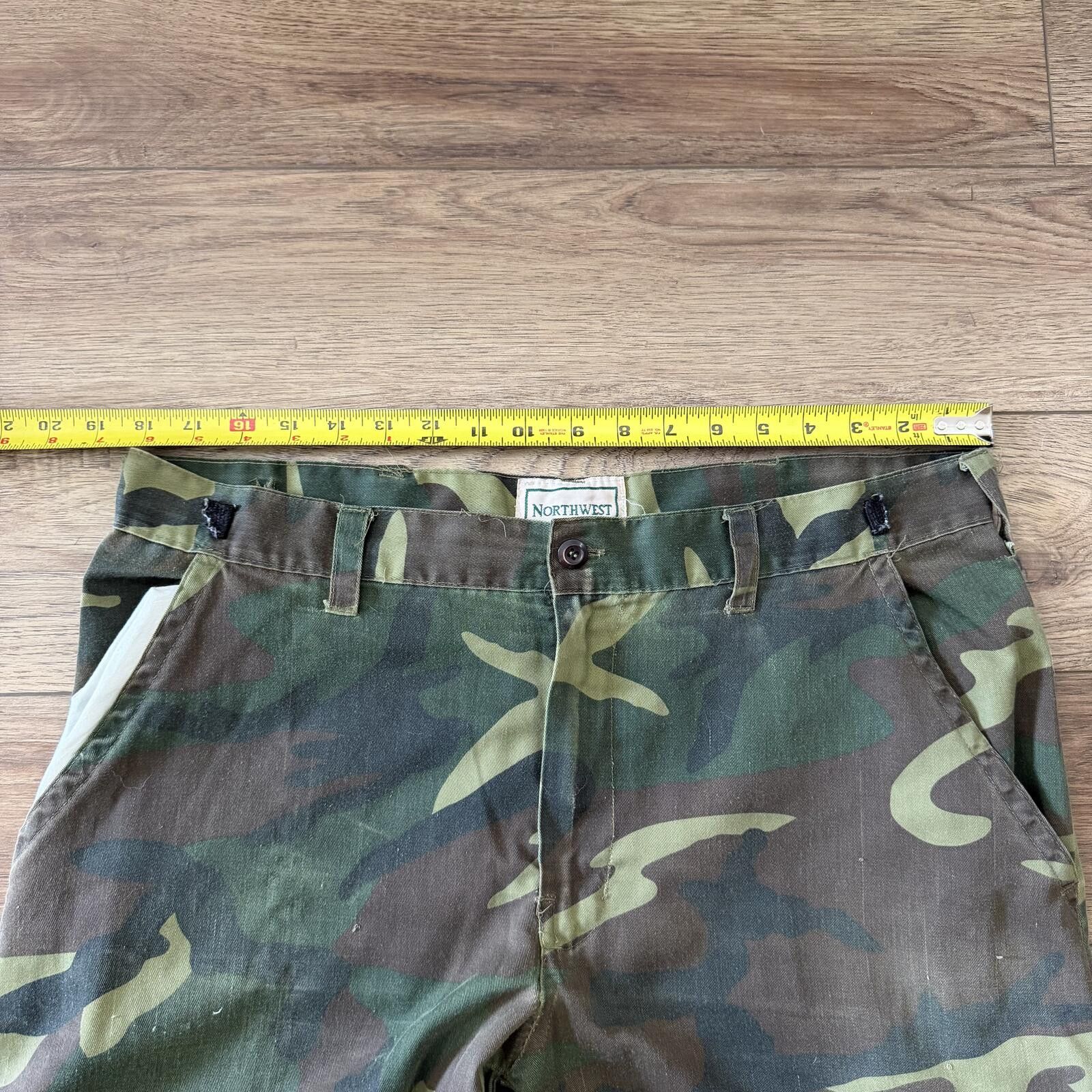 Northwest Territory Vintage 90s Northwest Territory Woodland Camo Cargo Pants Size US 36 / EU 52 - 7 Thumbnail