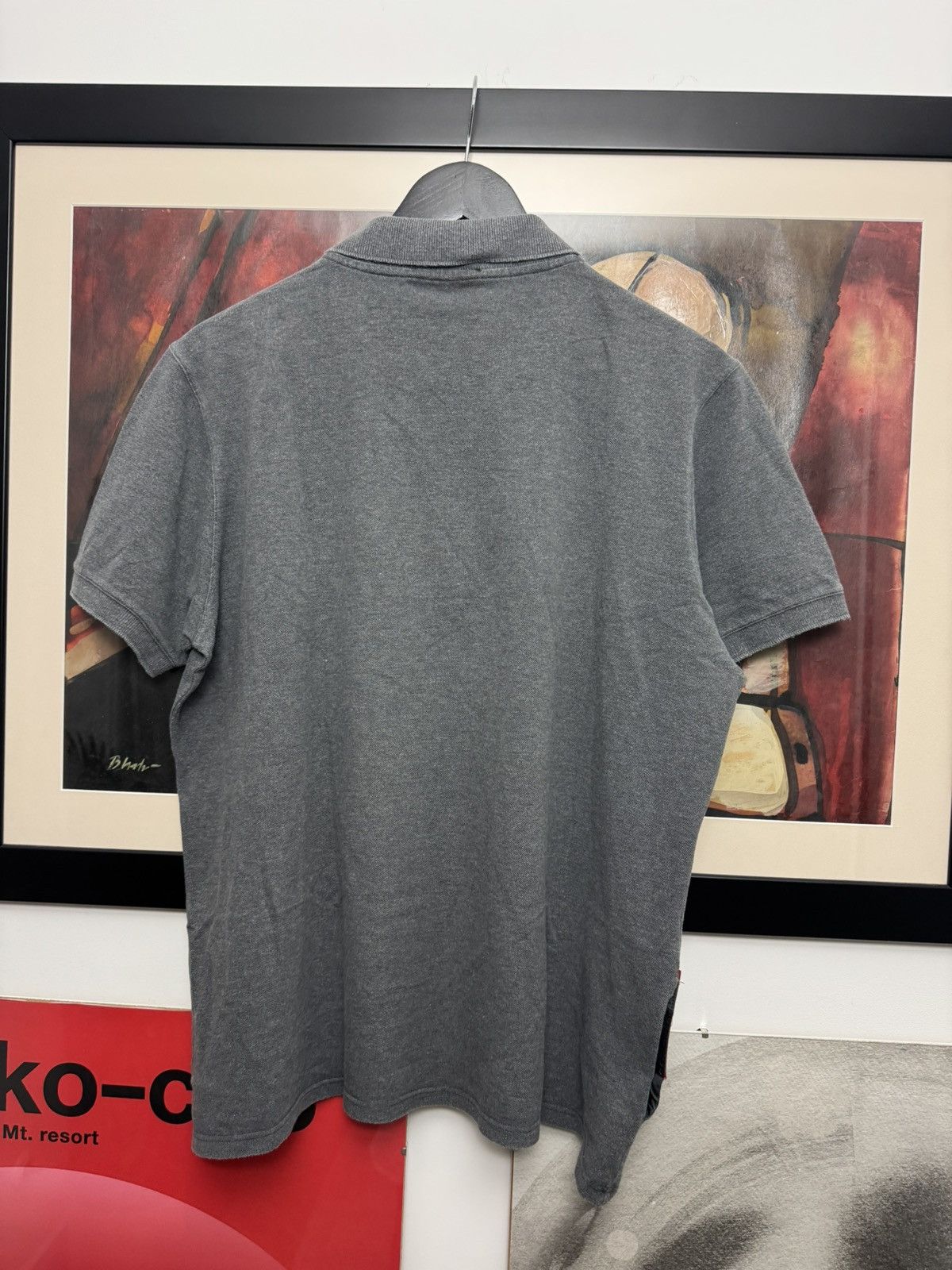 Prada Prada Red Tab Polo Shirt Designer Luxury Logo Vintage Y2k Size US XL / EU 56 / 4 - 2 Thumbnail
