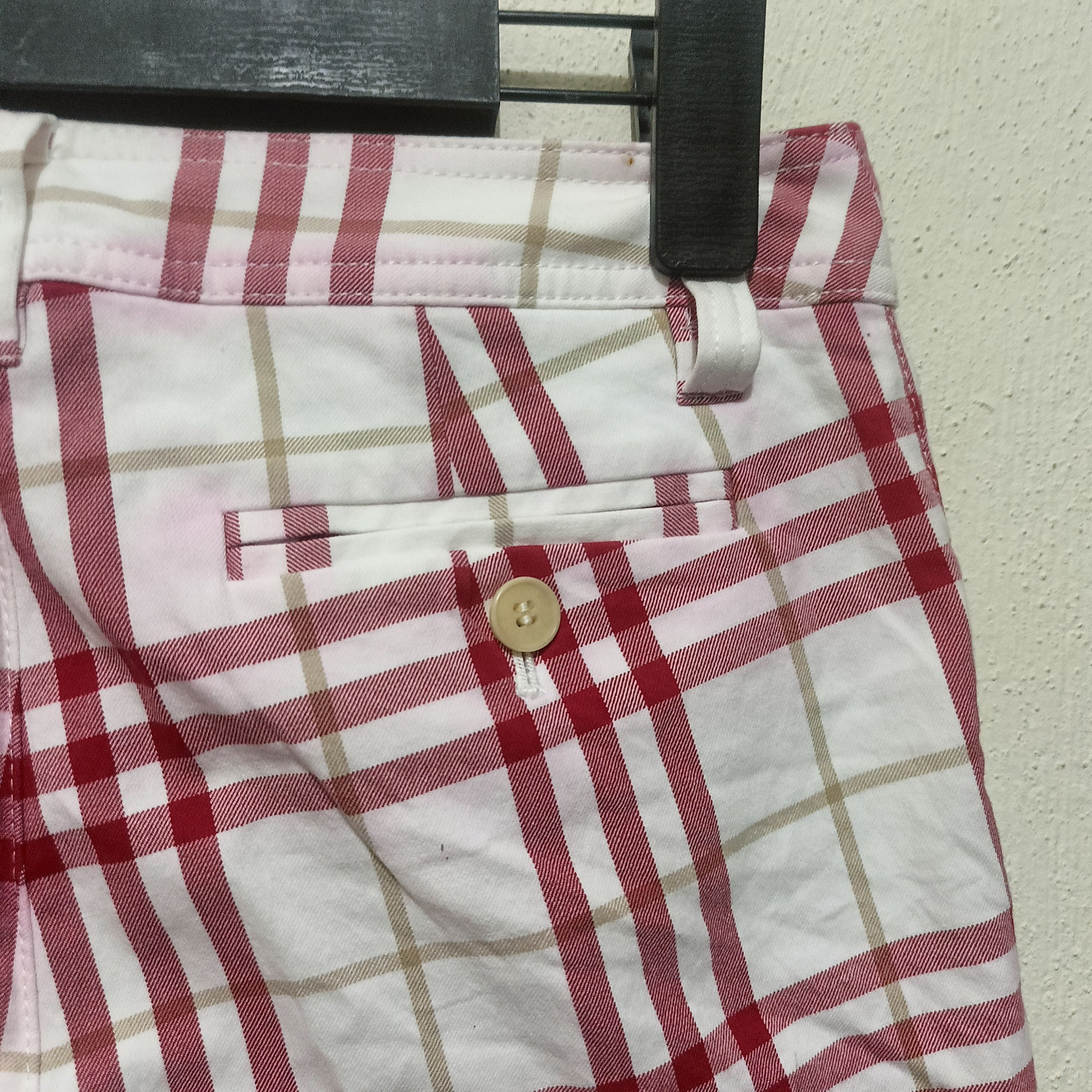 Burberry Vintage Rare Burberry Red Nova Check Pants Size 28" / US 6 / IT 42 - 11 Thumbnail