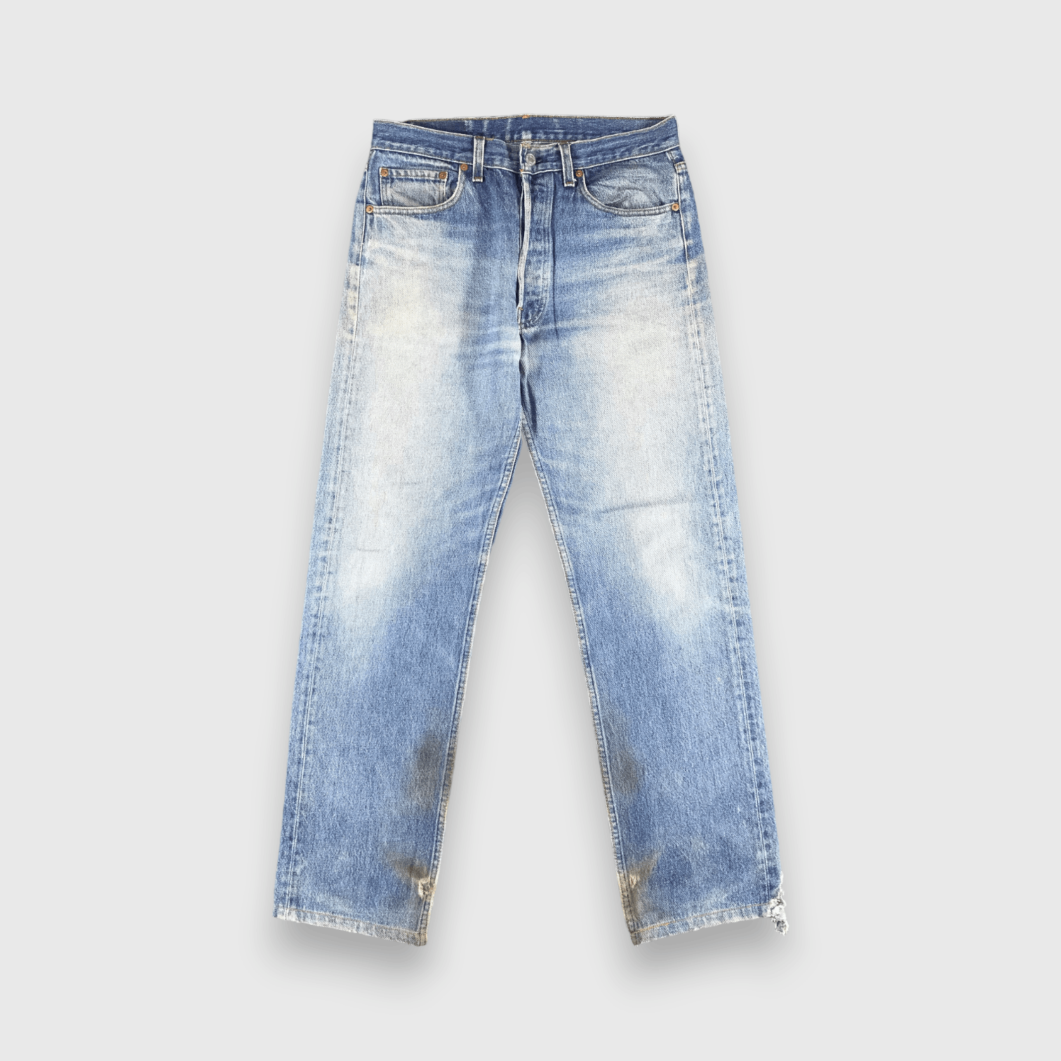 Levi's Vintage 90s Light Wash Levis 501 Jeans-J1475 Size US 32 / EU 48 - 1 Thumbnail