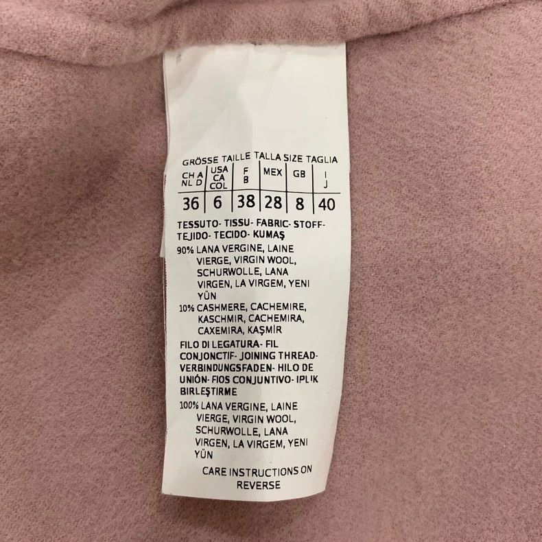 Max Mara Max Mara Pink hooded wool-mixed cashmere coat Size M / US 6-8 / IT 42-44 - 7 Thumbnail