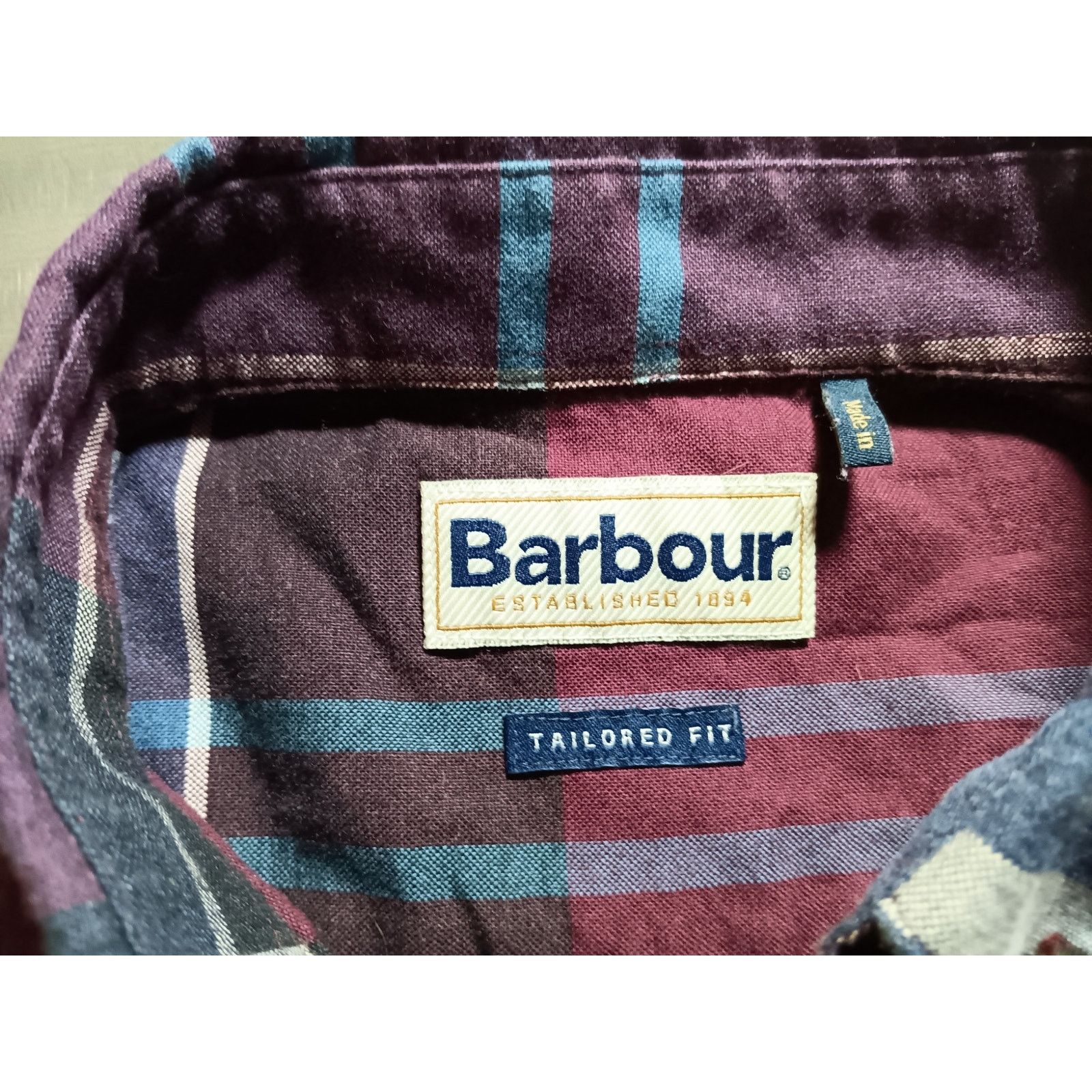 Barbour Barbour Men's Plaid Shirt Large Size US L / EU 52-54 / 3 - 3 Thumbnail