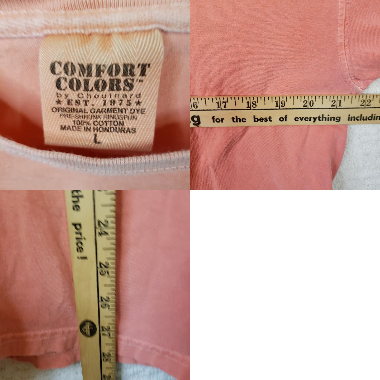 Shrimps Phins T-Shirt Shrimp Lowcountry Living Crewneck Short Sleeve Coral L Mens Size US L / EU 52-54 / 3 - 9 Thumbnail