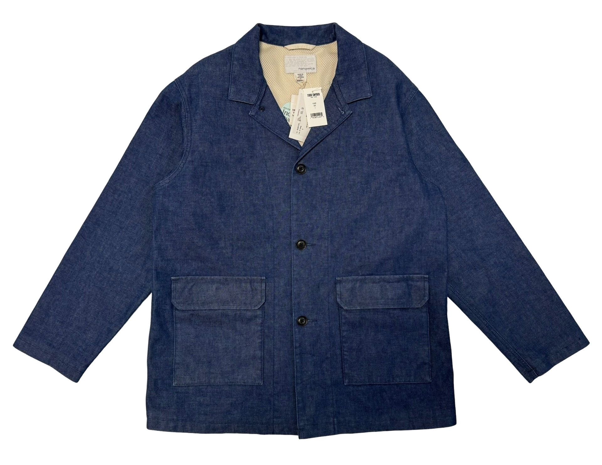 Nanamica nanamica Indigo Denim Jacket Size S Size US S / EU 44-46 / 1 - 1 Thumbnail