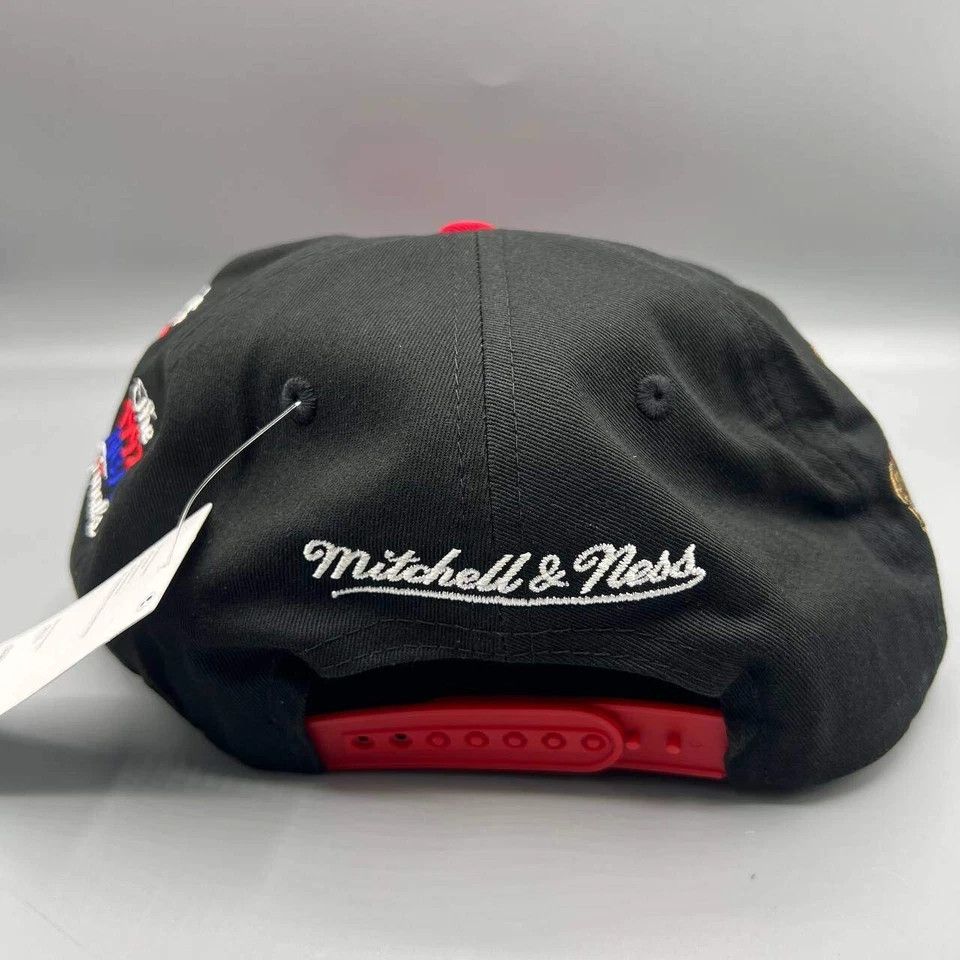 Mitchell & Ness Chicago Bulls Hat Men NBA Finals Mitchell & Ness Snap Back Size ONE SIZE - 5 Thumbnail