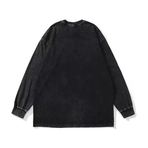 Other Street Vintage Hip Hop Printed Washed Long Sleeve T-Shirt Size US XL / EU 56 / 4 - 2 Thumbnail