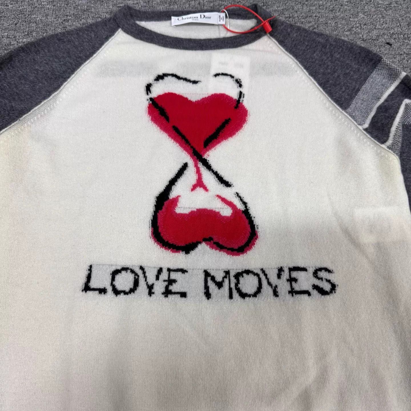 Dior Dior color blocked heart hourglass cashmere sweater Size XS / US 0-2 / IT 36-38 - 4 Thumbnail