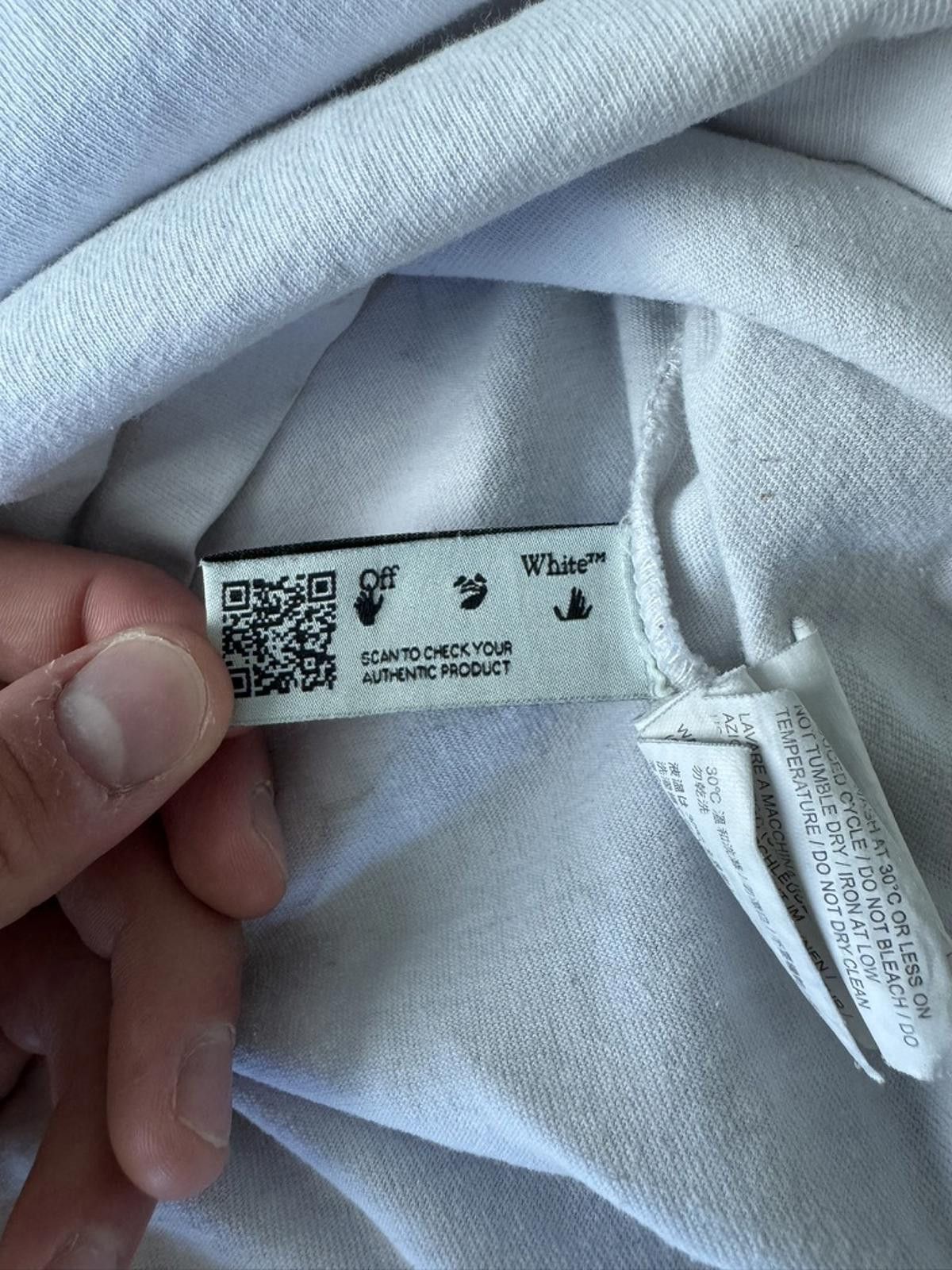 Off-White Off-White White Graphic Print T-Shirt Size US M / EU 48-50 / 2 - 6 Thumbnail