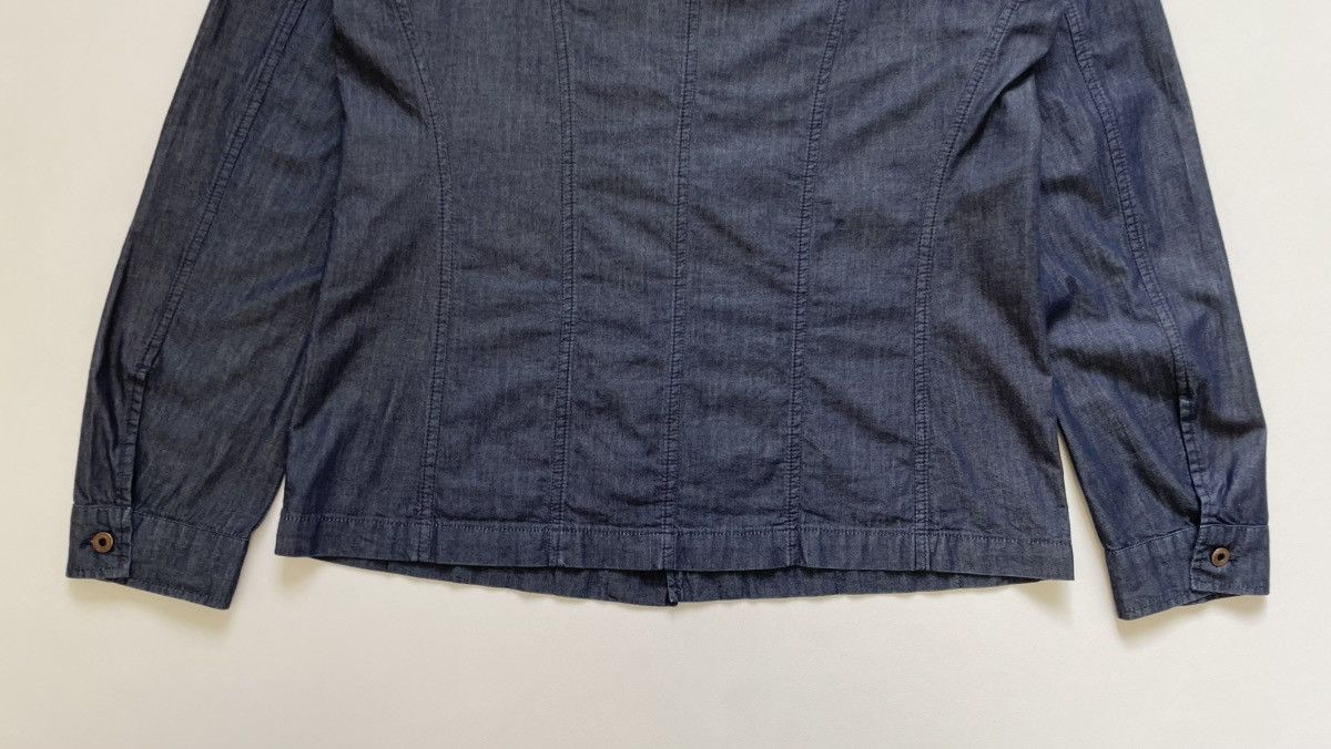 Miu Miu Mid 2000s Blue Denim ‘Western’ Over Shirt Size US M / EU 48-50 / 2 - 16 Thumbnail