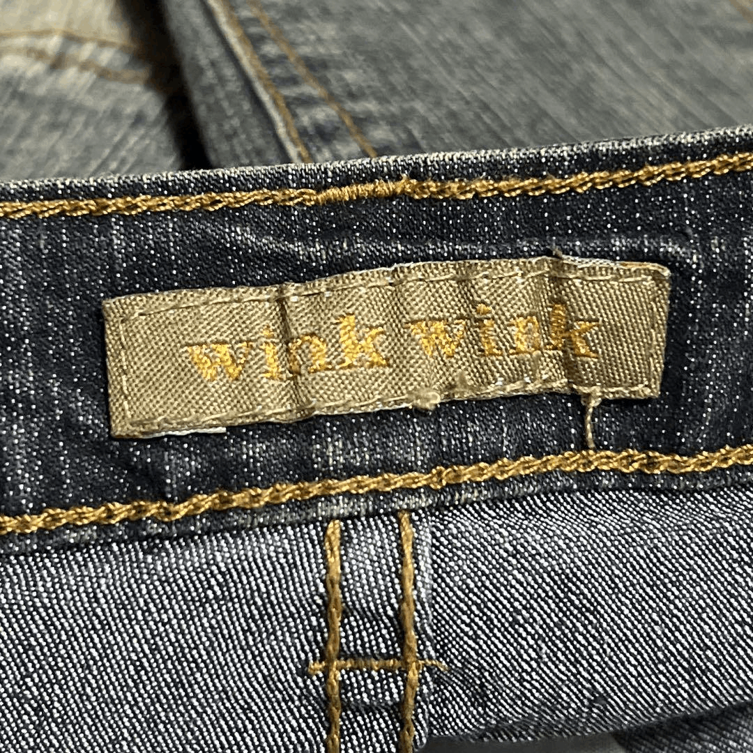 Japanese Brand Vintage wink wink Flared Denim Size 27" / US 4 / IT 40 - 4 Thumbnail