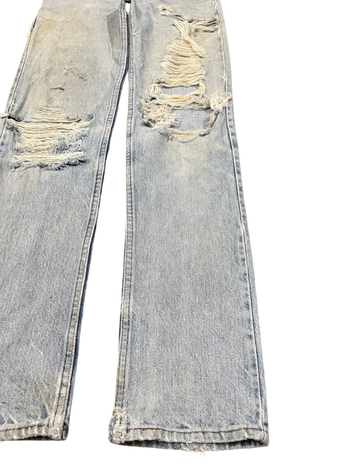 LVC × Levi's × Levi's Vintage Clothing Vintage Levi’s Orange Tab Distresses Denim Size US 28 / EU 44 - 3 Thumbnail