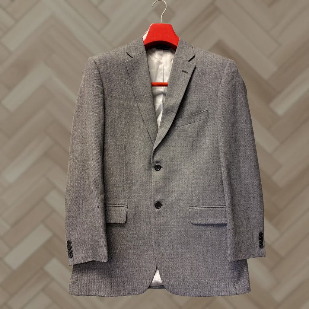 Tommy Hilfiger Tommy Hilfiger Suit 2Pc Set Mens 41R Wool Gray Pants 34x32 /0900 Size 42R - 1 Thumbnail