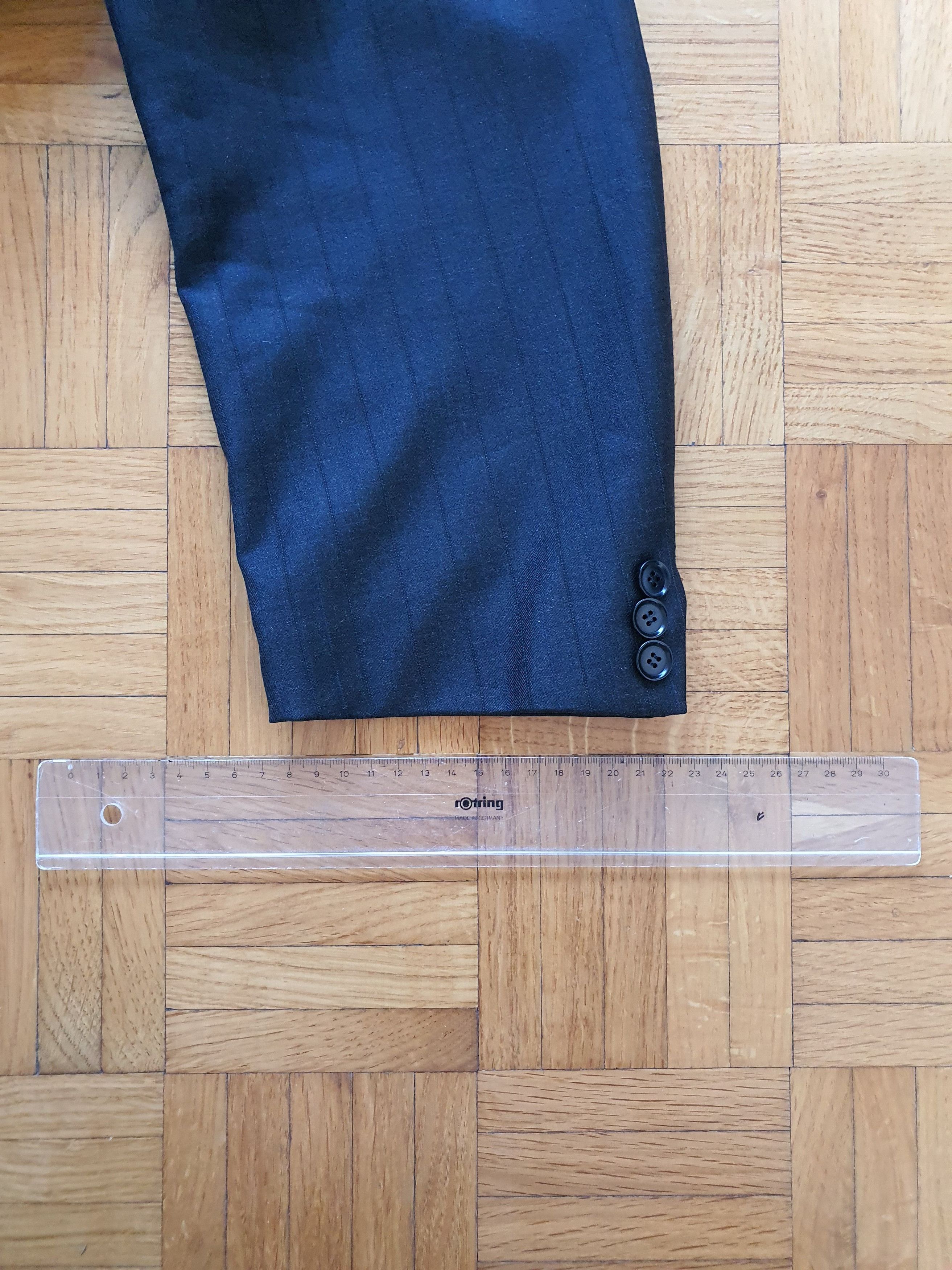 Pal Zileri Double Breasted (6x2) Gray Blazer Sports Coat Jacket - EU 52 Size 42R - 8 Thumbnail