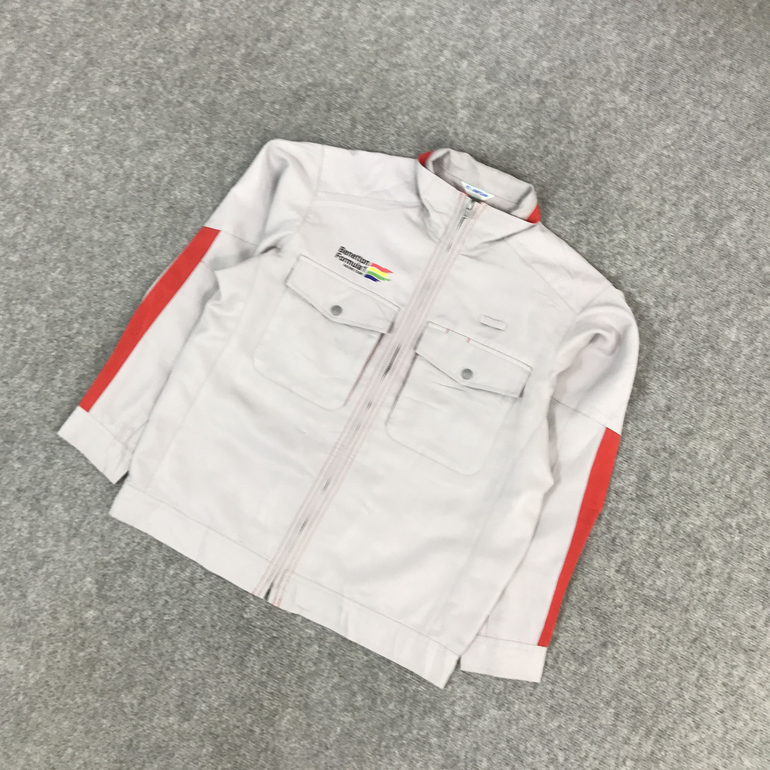 United Colors Of Benetton JAPAN BENETTON FORMULA 1 RACING TEAM CUSTOM JACKET Size US L / EU 52-54 / 3 - 5 Thumbnail