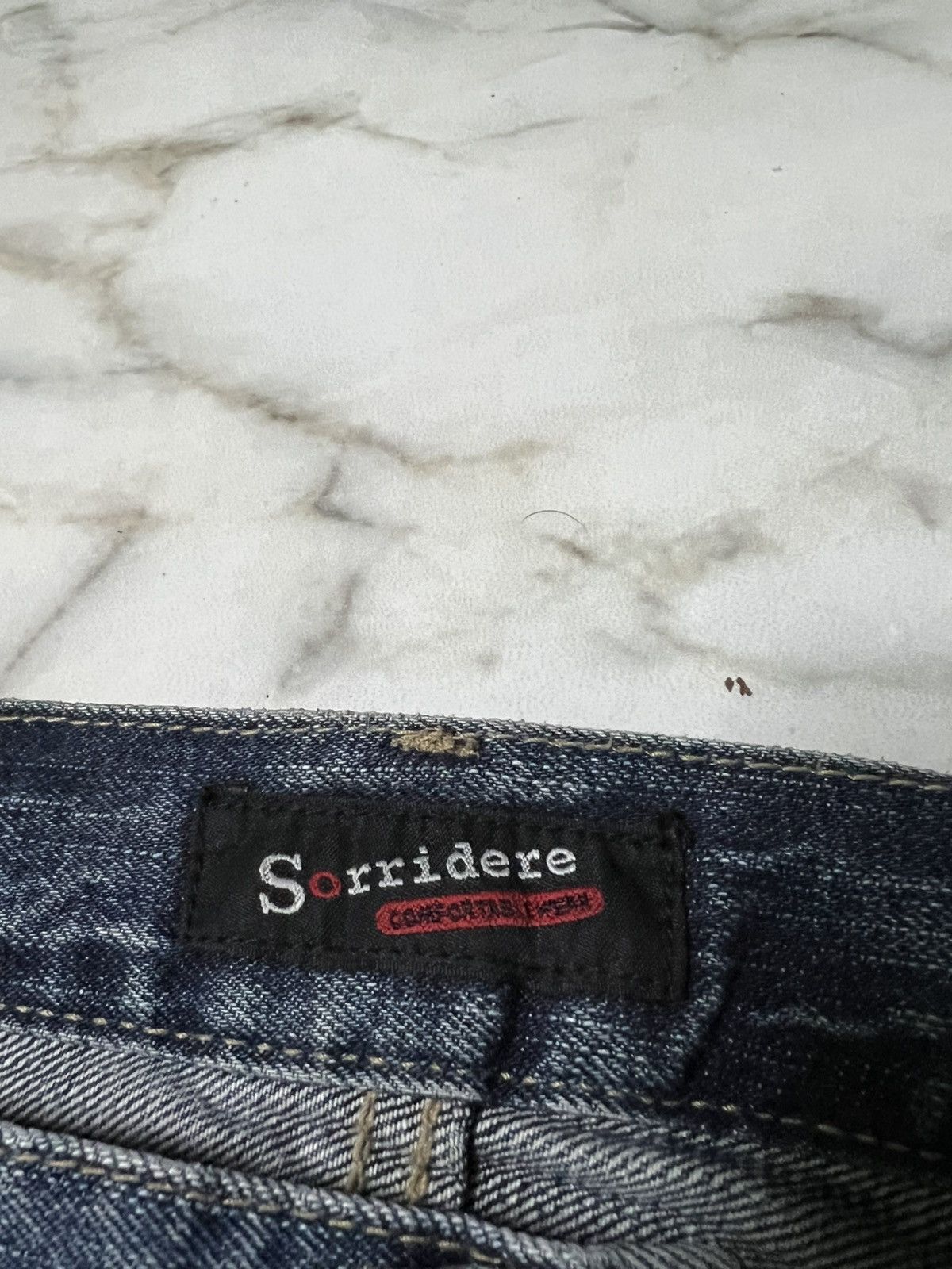 Beauty Beast × If Six Was Nine × Japanese Brand 💥Insane 90’s Style Japanese Sorridere Distress Washed Jean Size US 33 - 14 Thumbnail