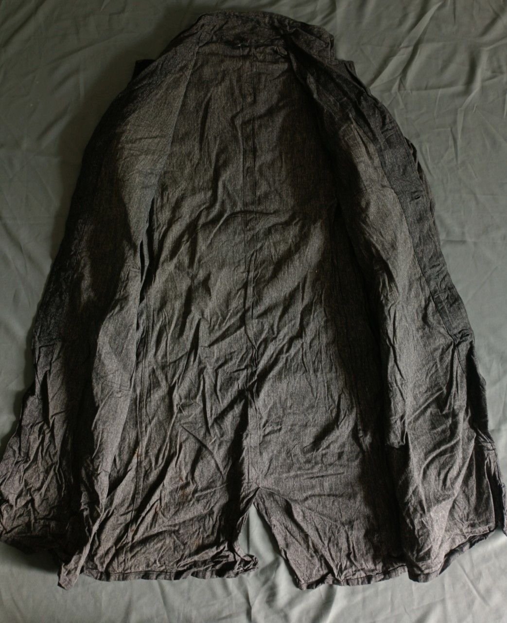 Long Clothing Vintage 1950s France Blouses / Salt & Pepper Sanfor Coat. Size US L / EU 52-54 / 3 - 5 Thumbnail
