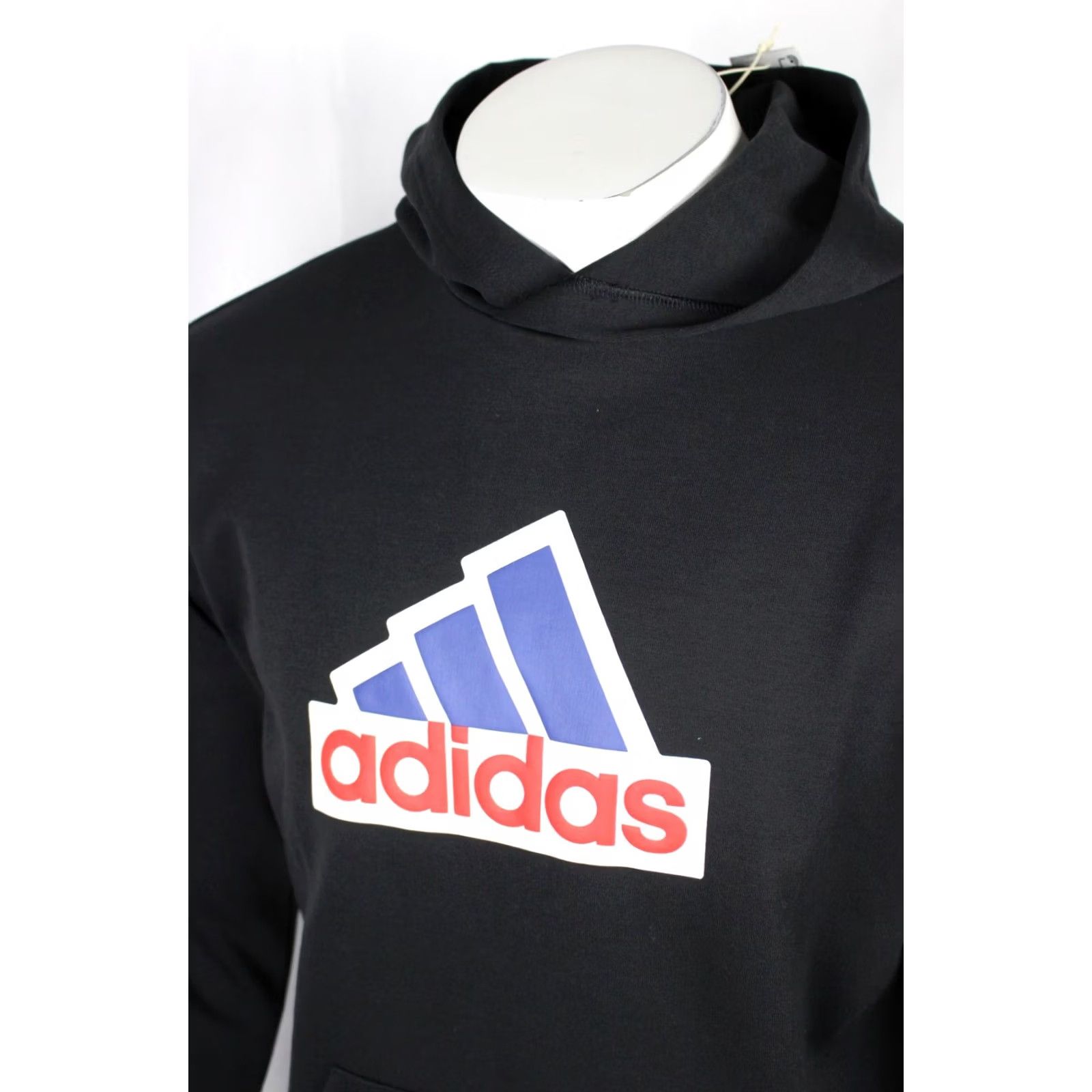 Adidas Adidas Men's Hoodie Future Icons Badge of Sport M Medium Black Red White Blue Size US M / EU 48-50 / 2 - 3 Thumbnail