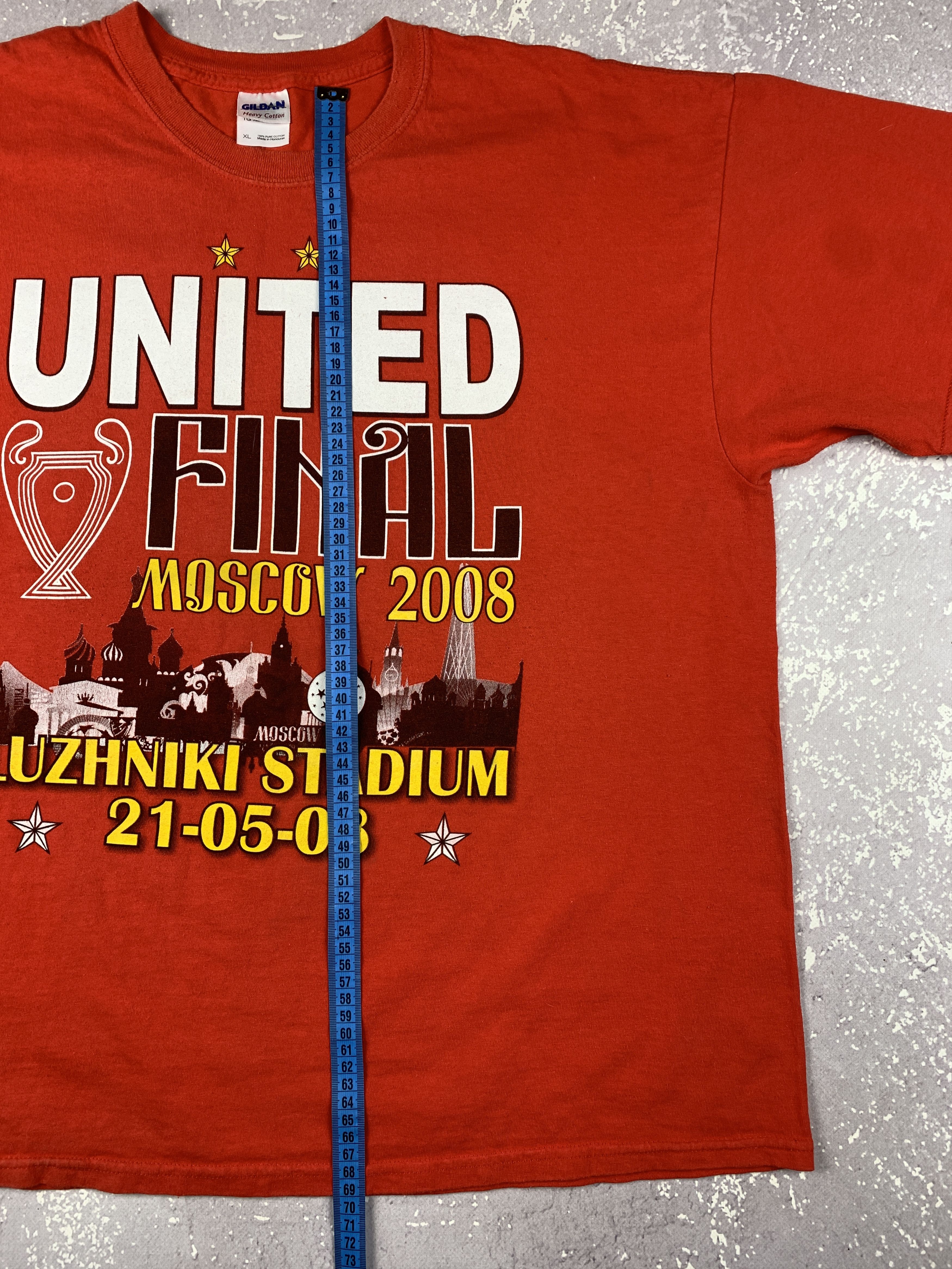 Other 2008/09 Manchester United MU Final Moscow Champions T Shirt Size US XL / EU 56 / 4 - 9 Thumbnail