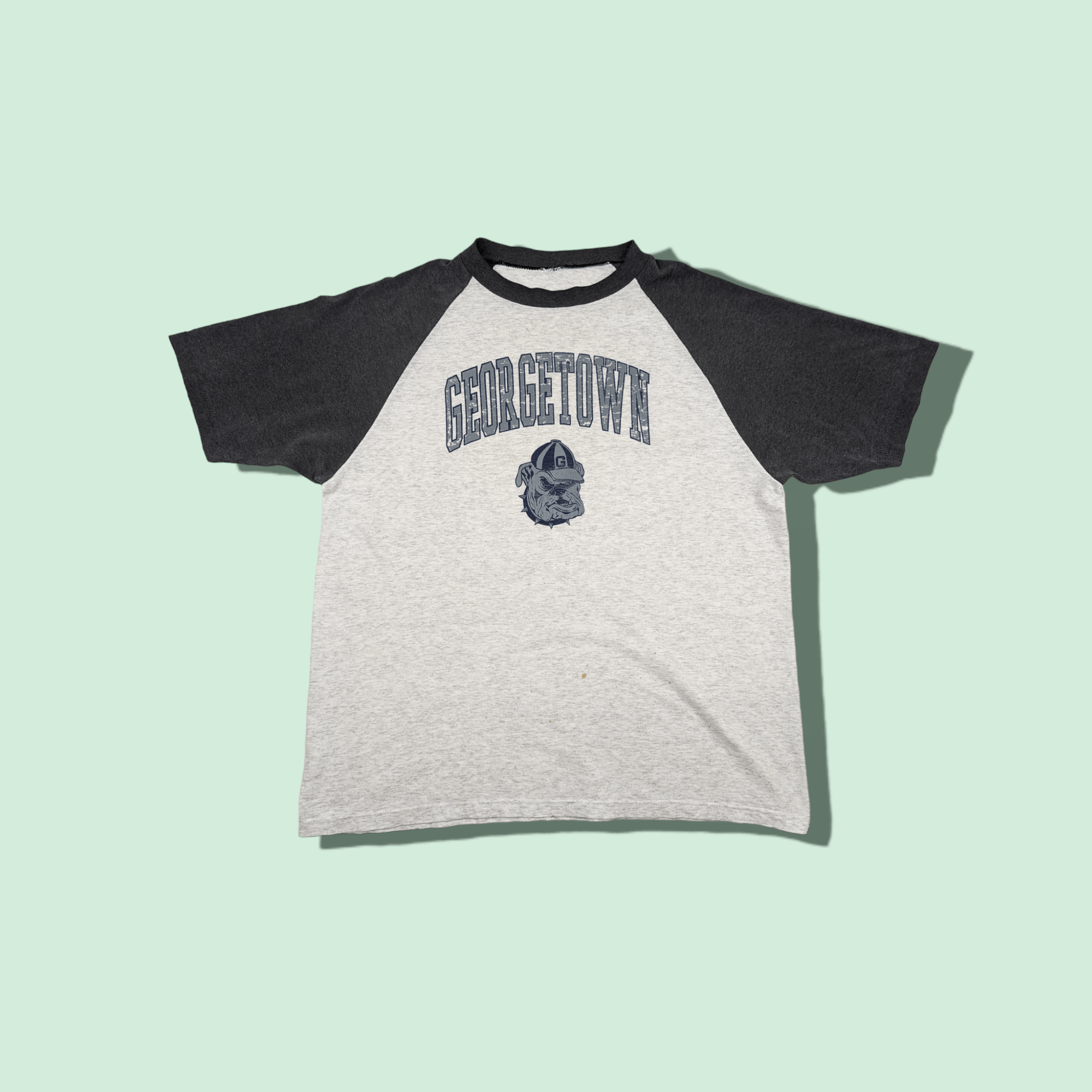 NFL Vintage 90's GEORGETOWN HOYAS American Football T-Shirt Size US XL / EU 56 / 4 - 1 Thumbnail