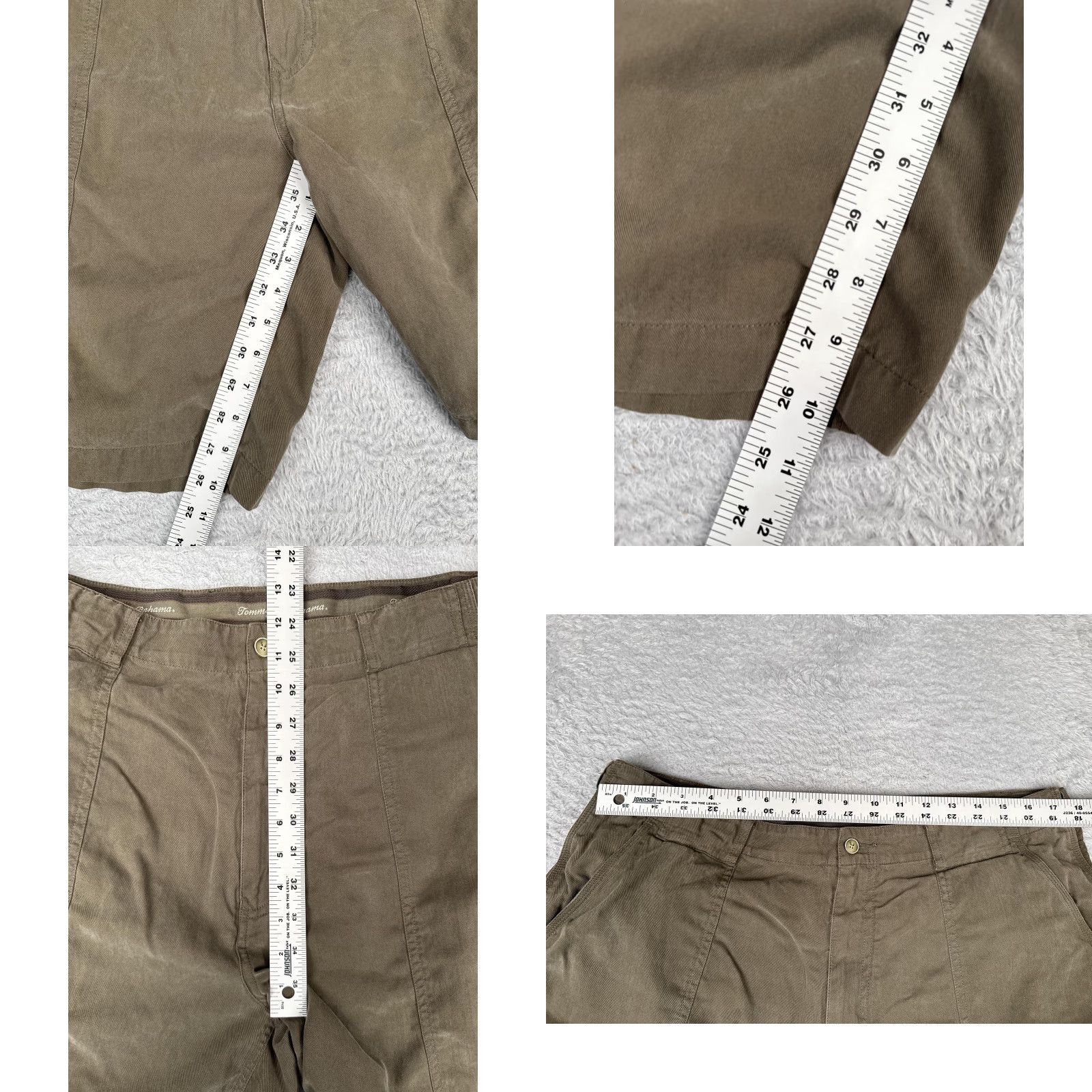 Tommy Bahama Tommy Bahama Shorts Mens 38 Flat Front Brown Khaki Chino Zip Fly Pockets Casual Size US 38 / EU 54 - 8 Thumbnail