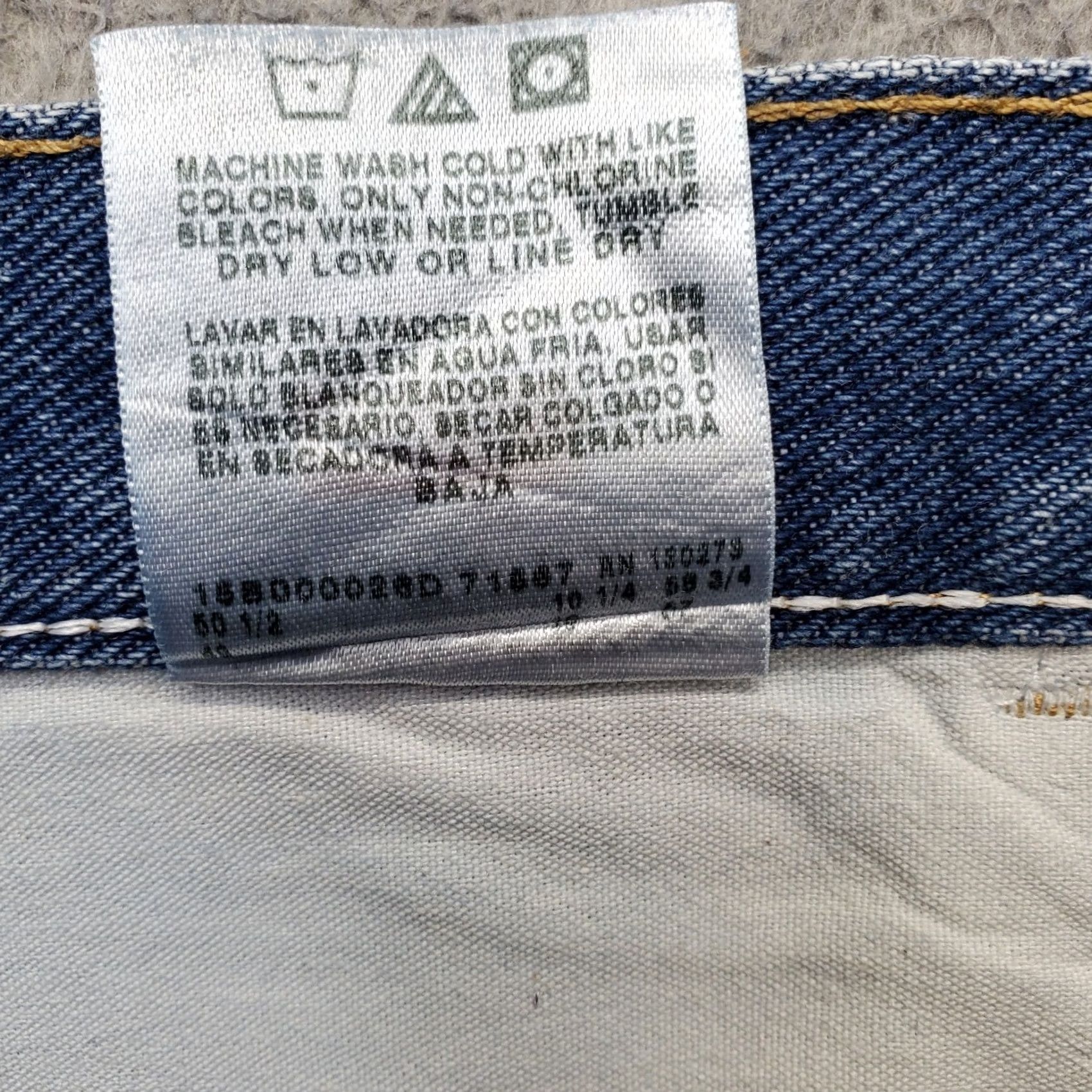 Wrangler Wrangler Mens Blue Carpenter Shorts 48 Bermuda 5-Pocket Flat Front Relaxed Fit High Rise Denim 100% Cotton Summer Outdoor Casual Travel Mens Size US 32 / EU 48 - 7 Thumbnail