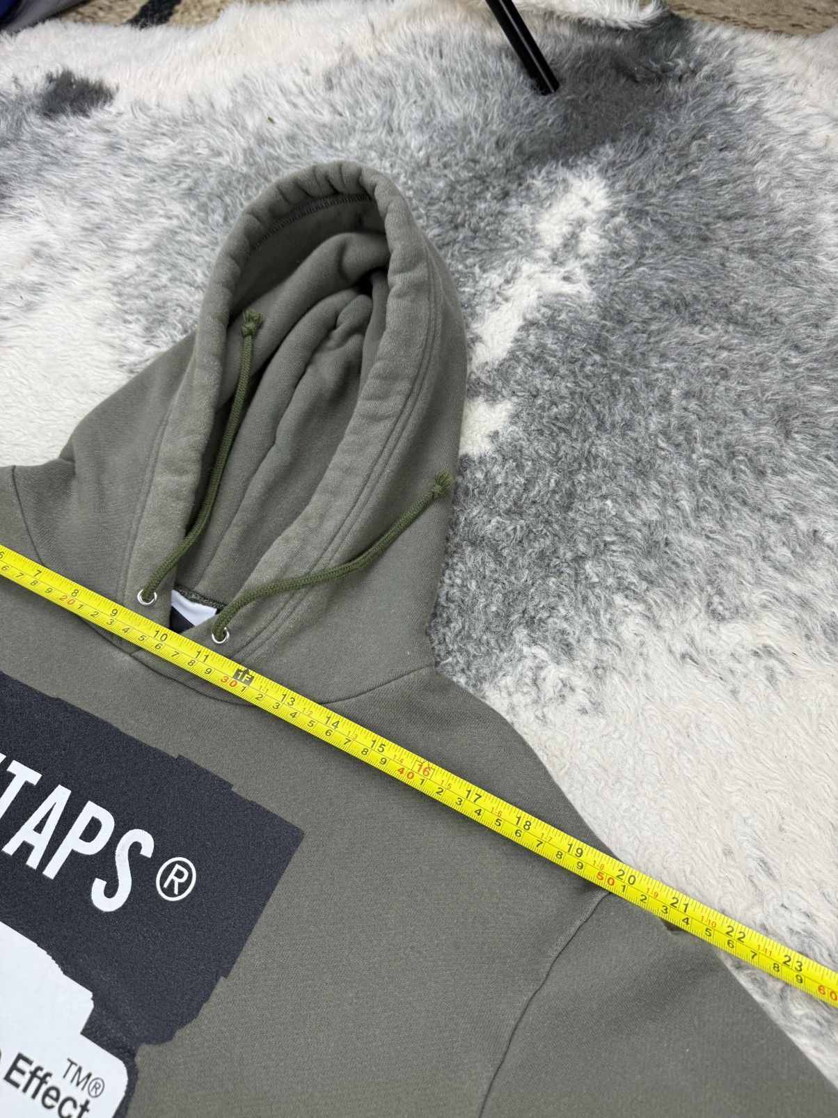 Wtaps AW2019 WTAPS “Side Effect” Olive Hoodie Size US S / EU 44-46 / 1 - 15 Thumbnail
