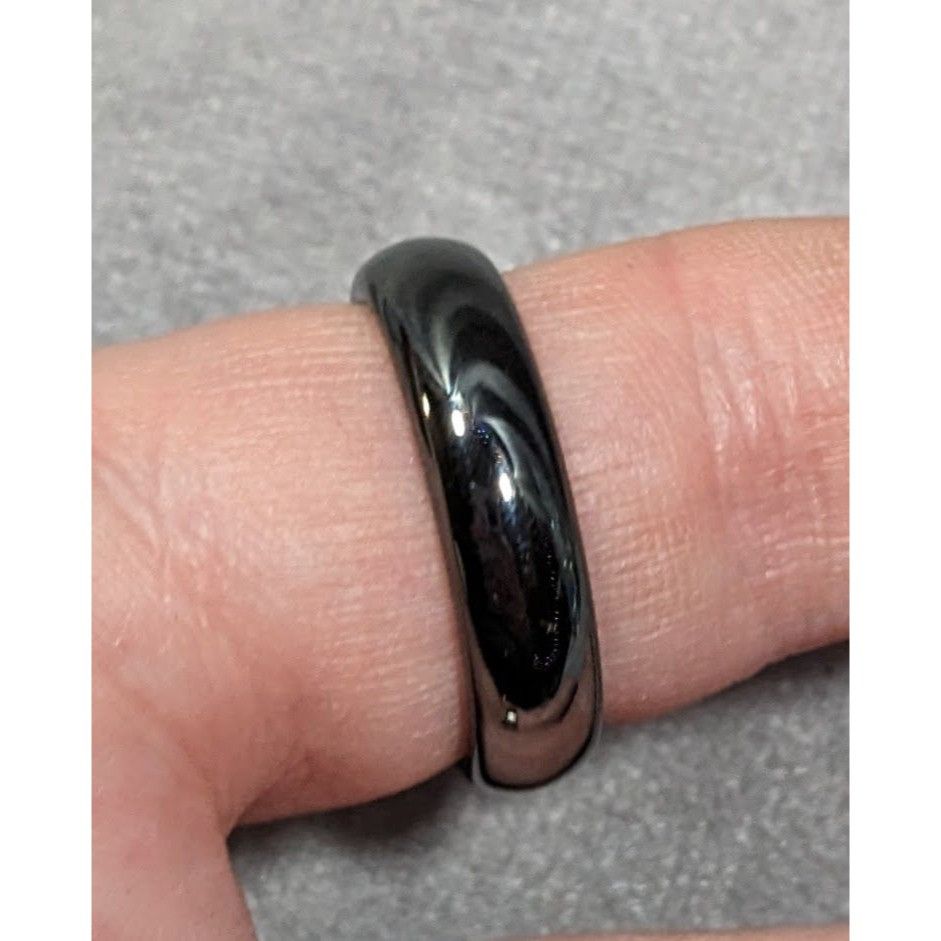 Other Solid Hematite Magnetic Polished Ring Size 11 Size ONE SIZE - 10 Thumbnail