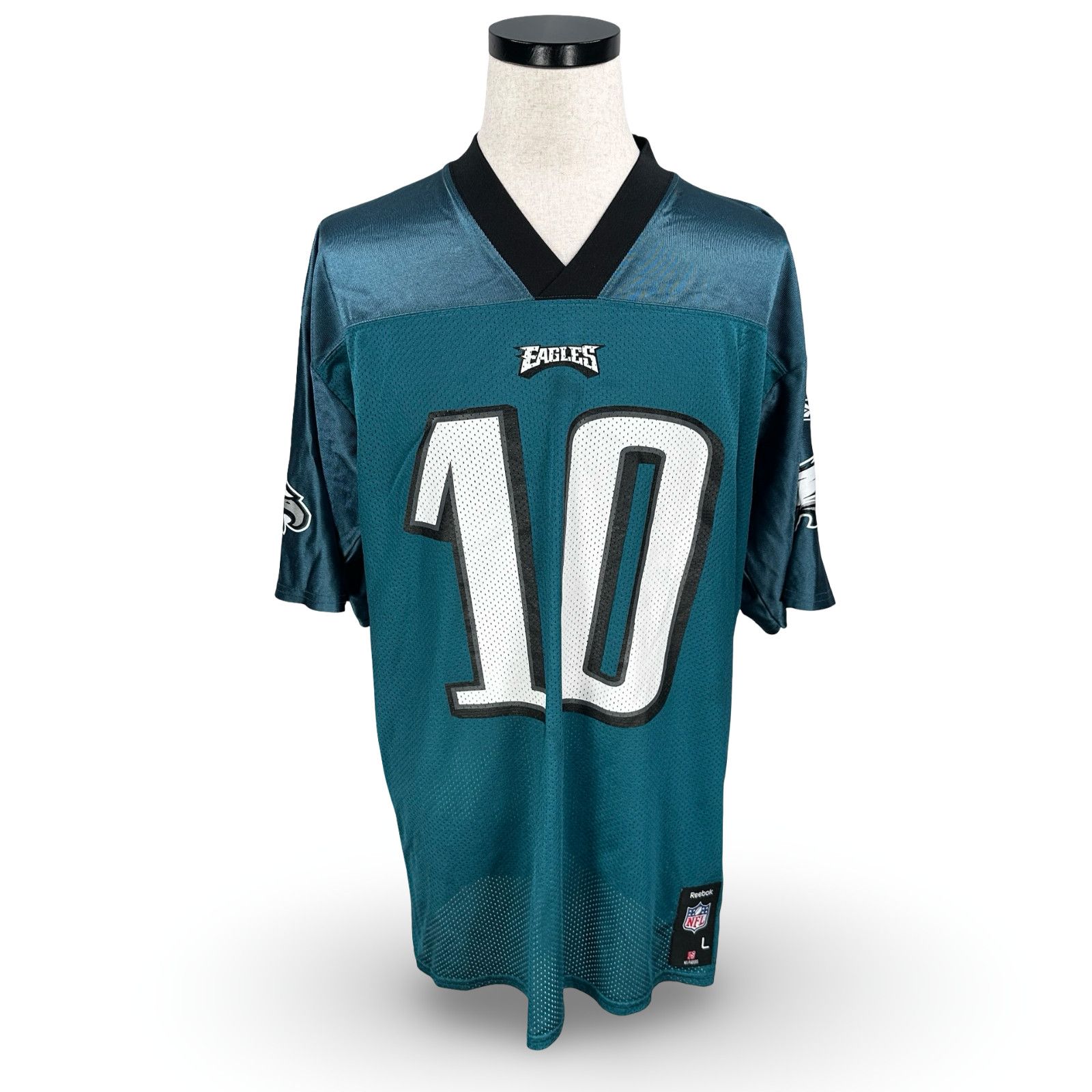 Reebok Reebok NFL Philadelphia Eagles Jersey Mens L Green V-Neck Size US L / EU 52-54 / 3 - 1 Thumbnail