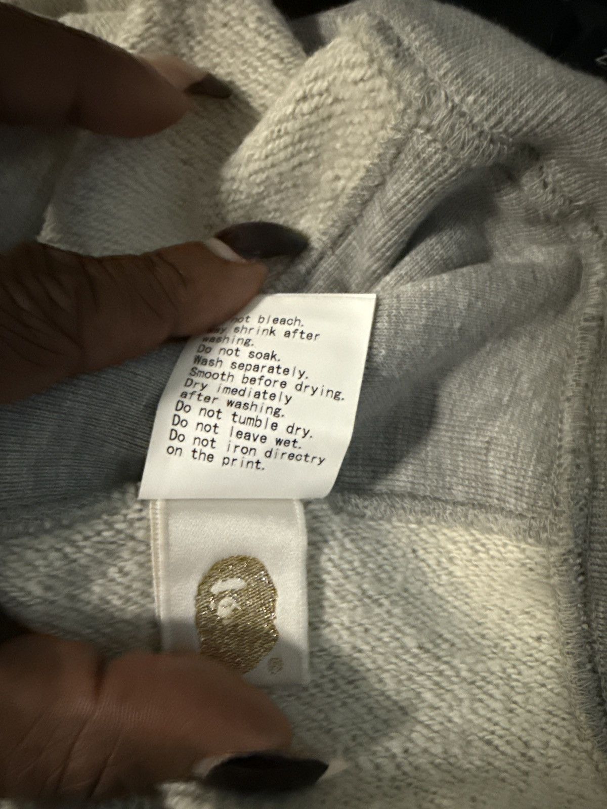Bape BAPE Baby Milo Frankenstein Crewneck Sweatshirt – Grey Size US L / EU 52-54 / 3 - 4 Thumbnail