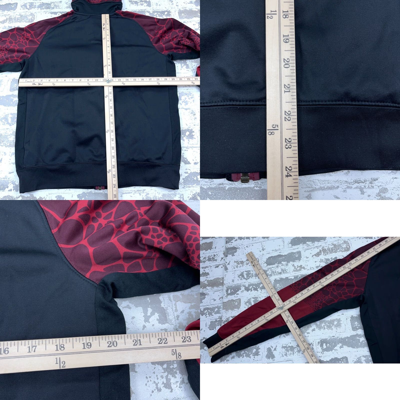 Nike Nike Hoodie Men Medium Black Red Lebron James Track Jacket Nike Therma Fit LBJ Hoodie Geometric Logo Sports Modern Hipster Size US M / EU 48-50 / 2 - 8 Thumbnail