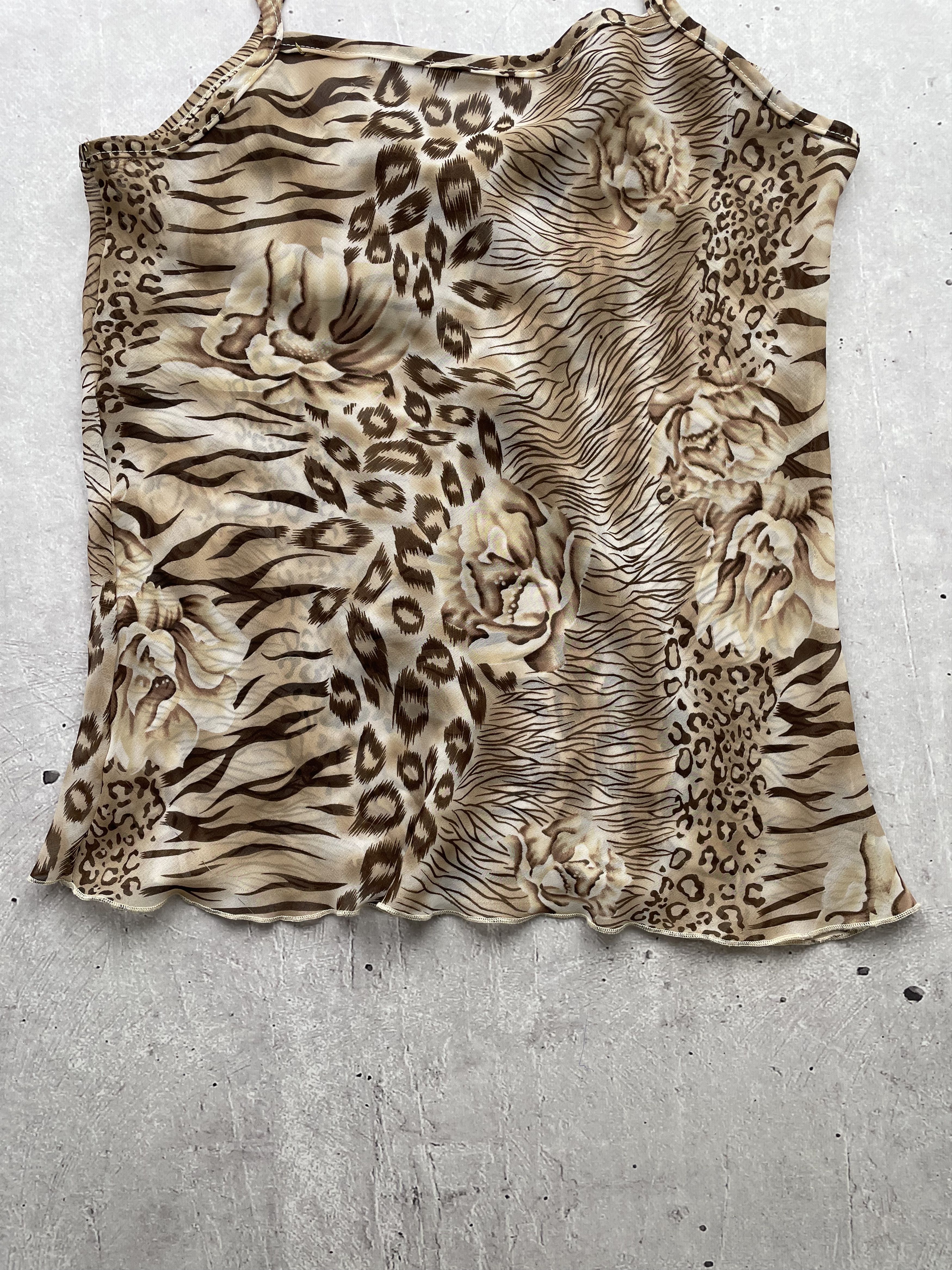Japanese Brand × Vintage Vintage Mesh Tiger Top Size S / US 4 / IT 40 - 6 Thumbnail