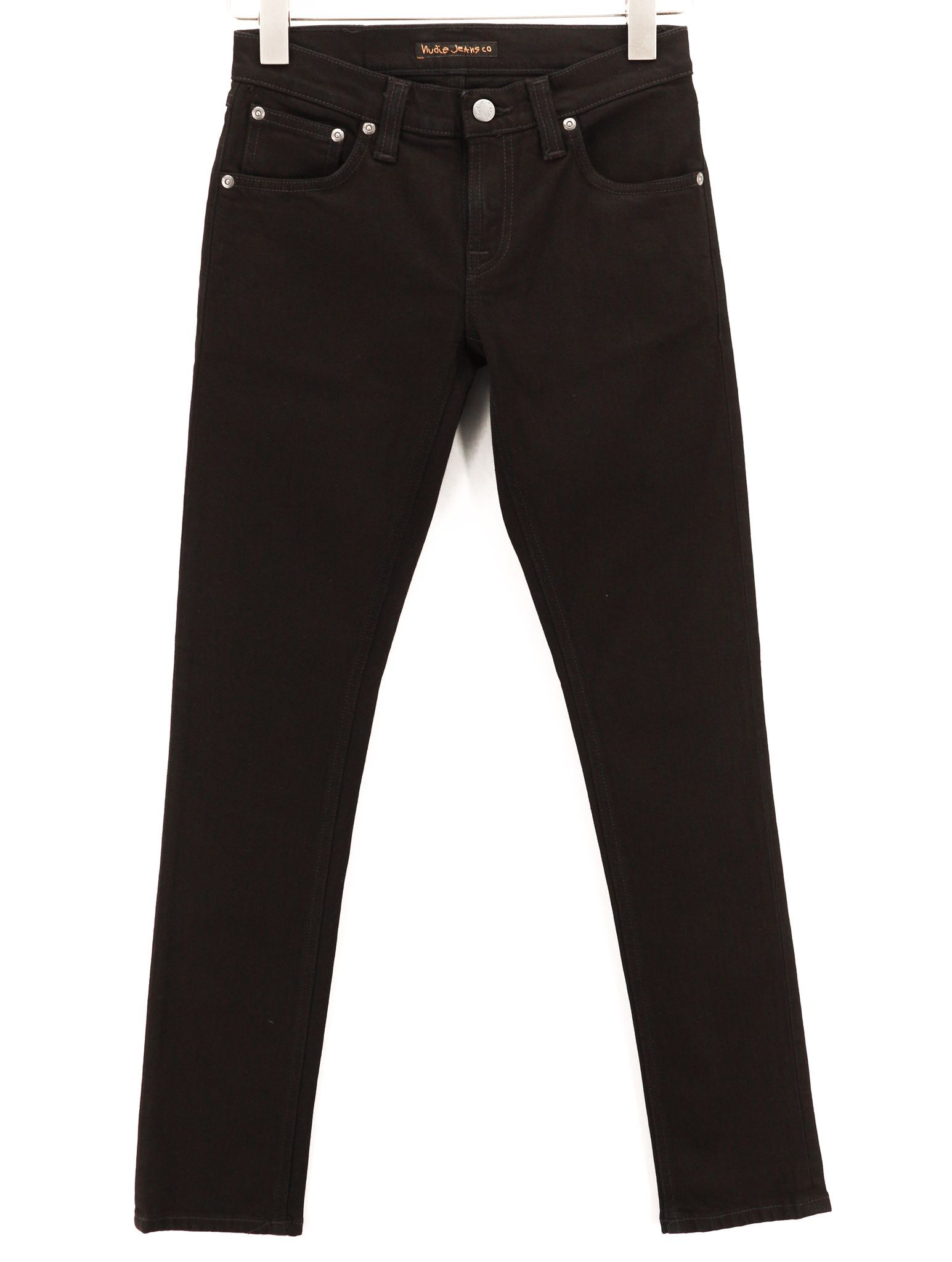 LONG JOHN W26/L30 Slim Cotton Black Jeans 80600