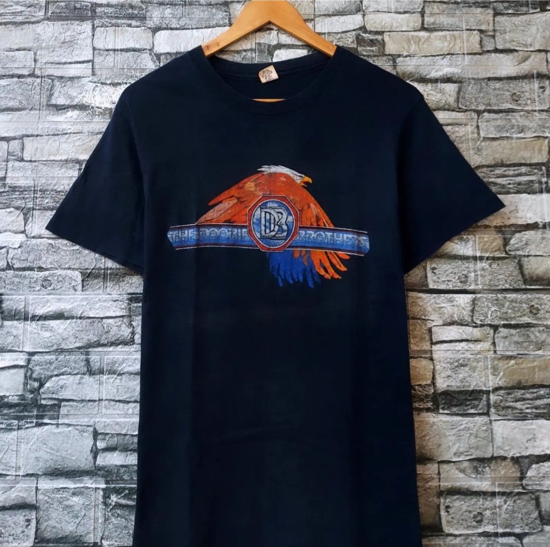 Band Tees Vtg 80's The Doobie Brothers One Step Closer Tour Fall 1980 Size US S / EU 44-46 / 1 - 3 Thumbnail
