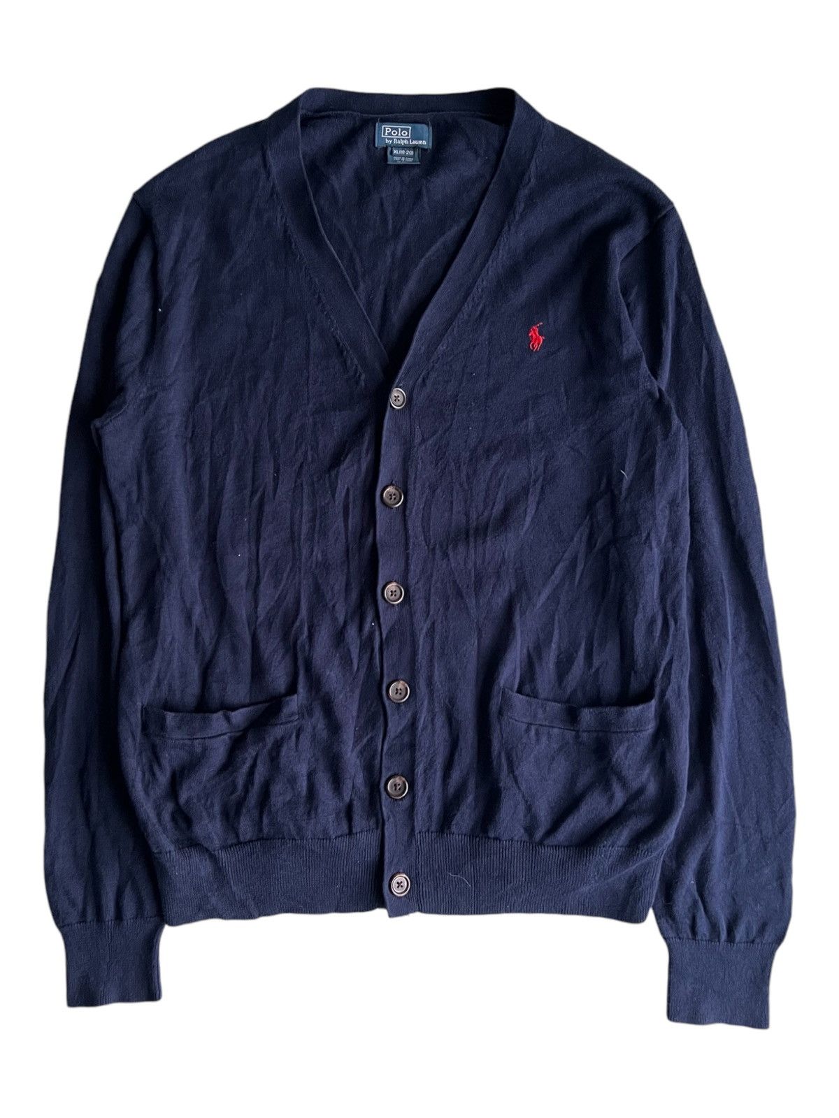 Polo Ralph Lauren × Ralph Lauren Purple Label Vintage Polo Ralph Lauren Small Pony Knitted Button Cardigan Size US S / EU 44-46 / 1 - 1 Thumbnail
