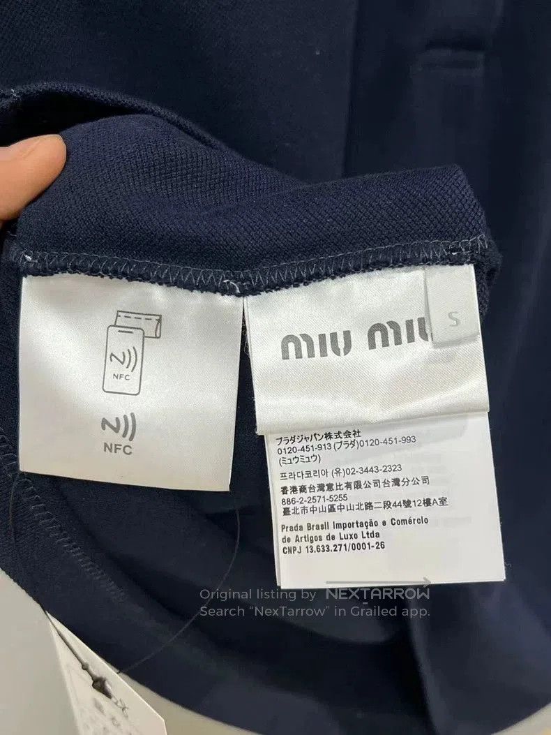 Miu Miu miumiu short sleeve polo shirt. Size US S / EU 44-46 / 1 - 4 Thumbnail