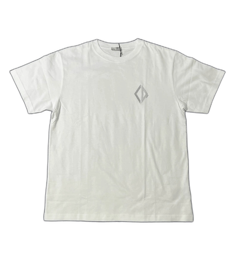 Dior Dior CD Logo Printed White Short Sleeve T-Shirt Size US XL / EU 56 / 4 - 1 Thumbnail