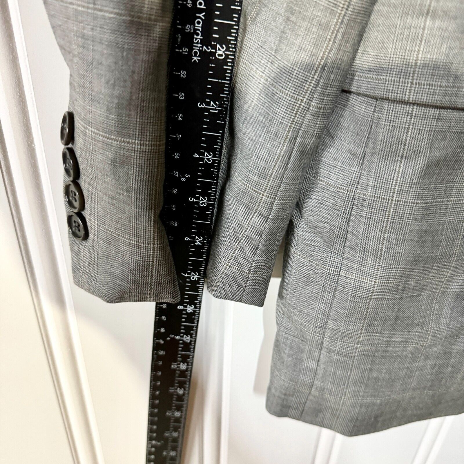 Brooks Brothers Brooks Brothers Suit Jacket Size 46R Grey 100% Wool Lined Size 46R - 2 Thumbnail