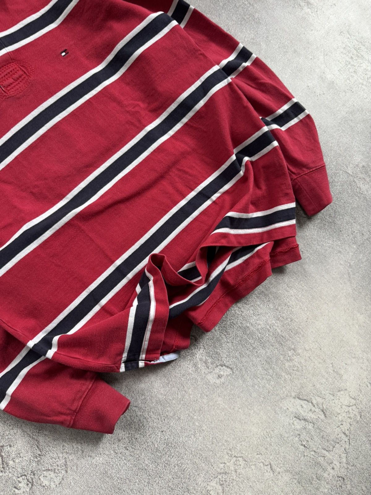 Tommy Hilfiger Tommy Hilfiger S/size striped rugby sweatshirts jumper 00s Size US S / EU 44-46 / 1 - 3 Thumbnail