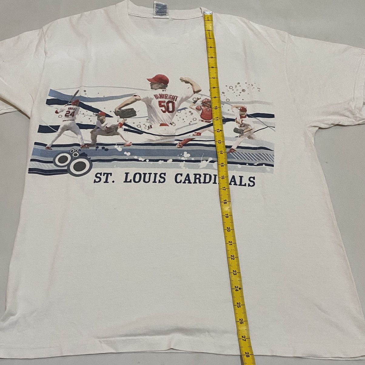 Delta Vintage ST Louis Cardinals Tshirt baseball MLB wainwright Size US XL / EU 56 / 4 - 7 Thumbnail