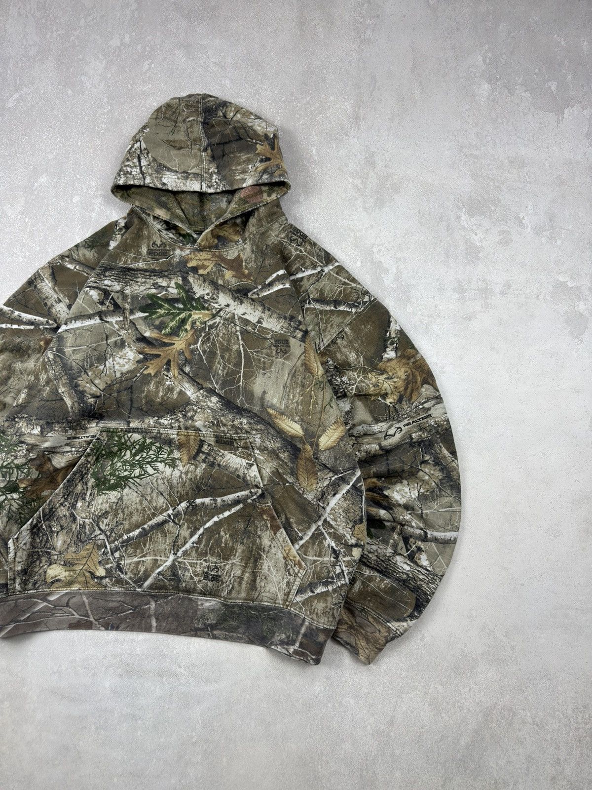 Realtree Vintage Country Wear Realtree EDGE Camo Hoodie Boxy Fit Y2K Size US XXL / EU 58 / 5 - 3 Thumbnail