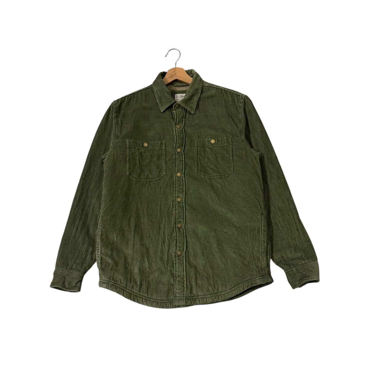 Vintage L.L.Bean Traditional Fit Corduroy Buttons Up Jacket